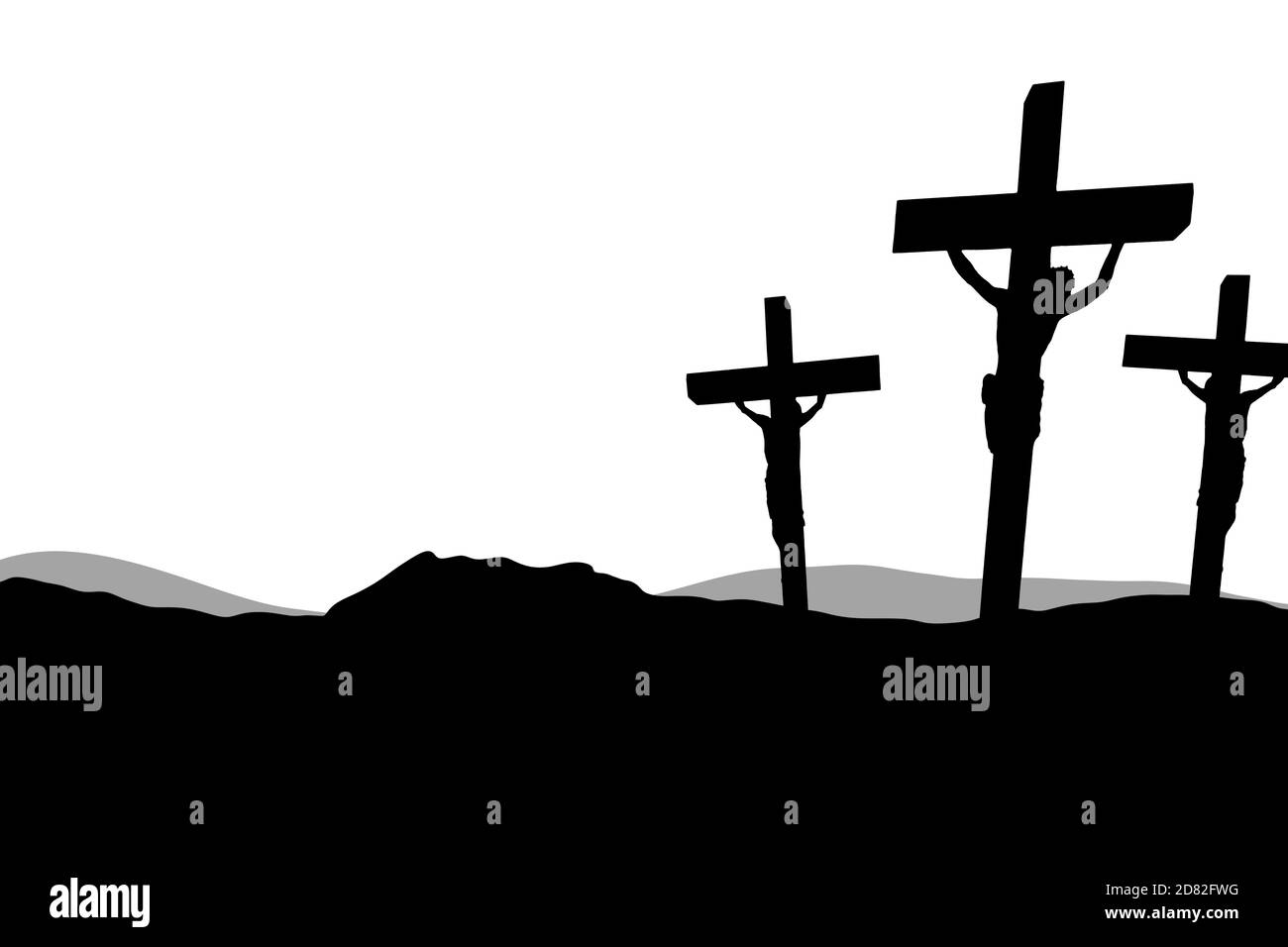 Kreuz Jesu Christi Stockfoto