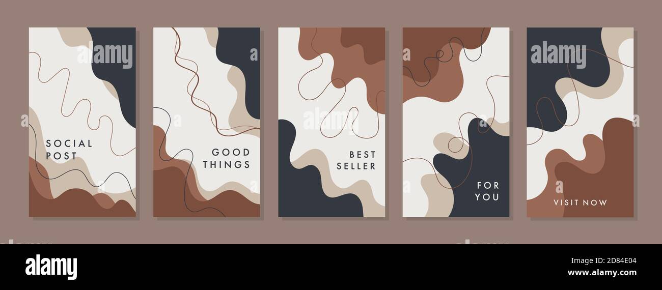 Trendige abstrakte universelle Vorlage für die Förderung Verkauf. Kann für Beiträge in sozialen Medien, Meldungen, mobile Apps, Bannerdesign, Web- oder Internetwerbung verwendet werden. Stock Vektor