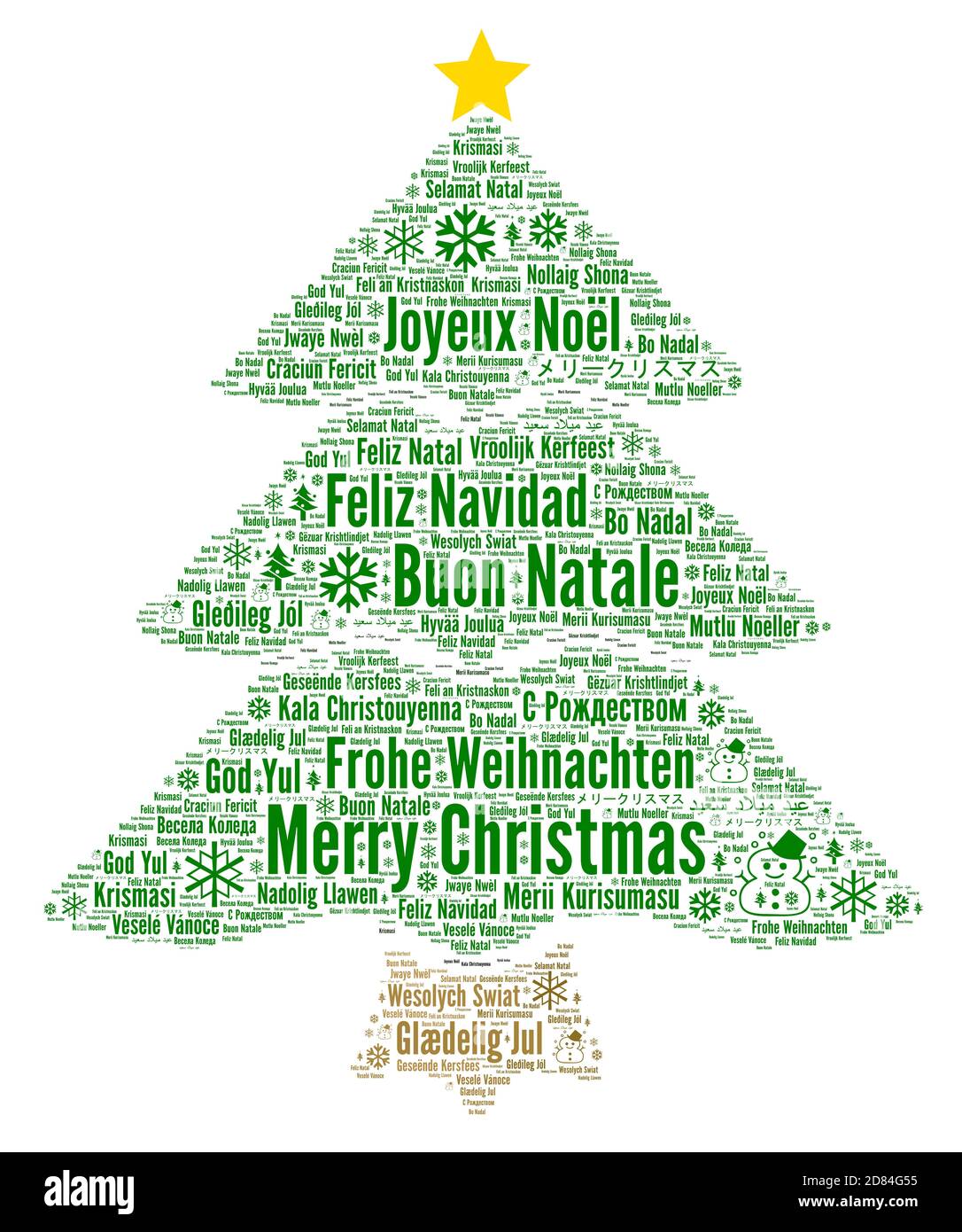 Fabelhafte Frohe Weihnachten Mehrere Sprachen Bilder