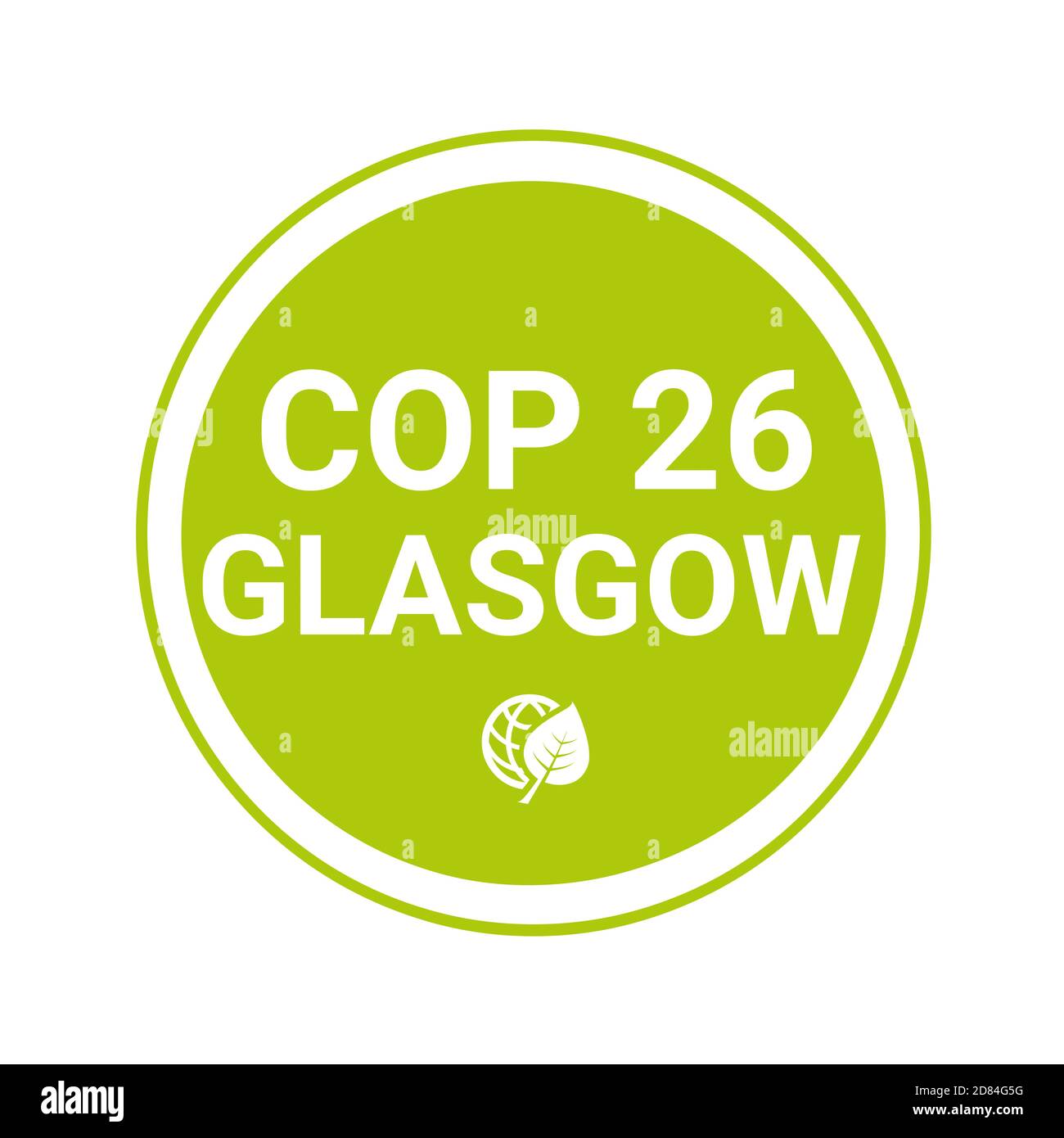 COP 26 in Glasgow, Schottland Stockfoto