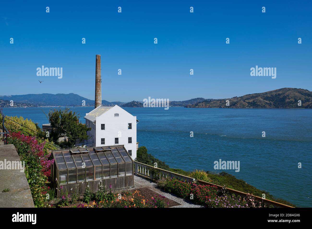 Blick von Alcatraz Island, San Francisco, Kalifornien, USA Stockfoto