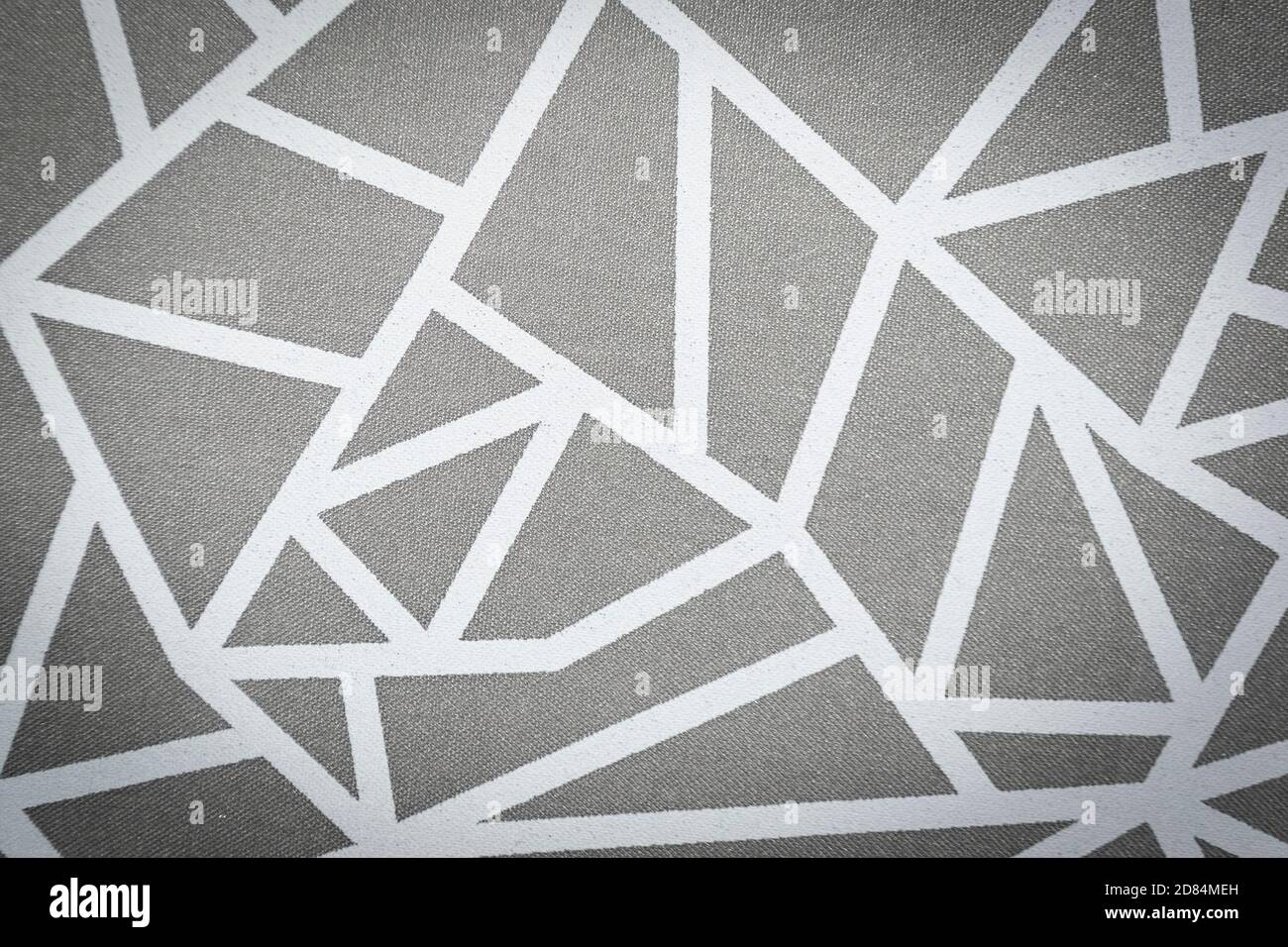 Stofftuch Textur mit geometrischem Muster Stockfoto