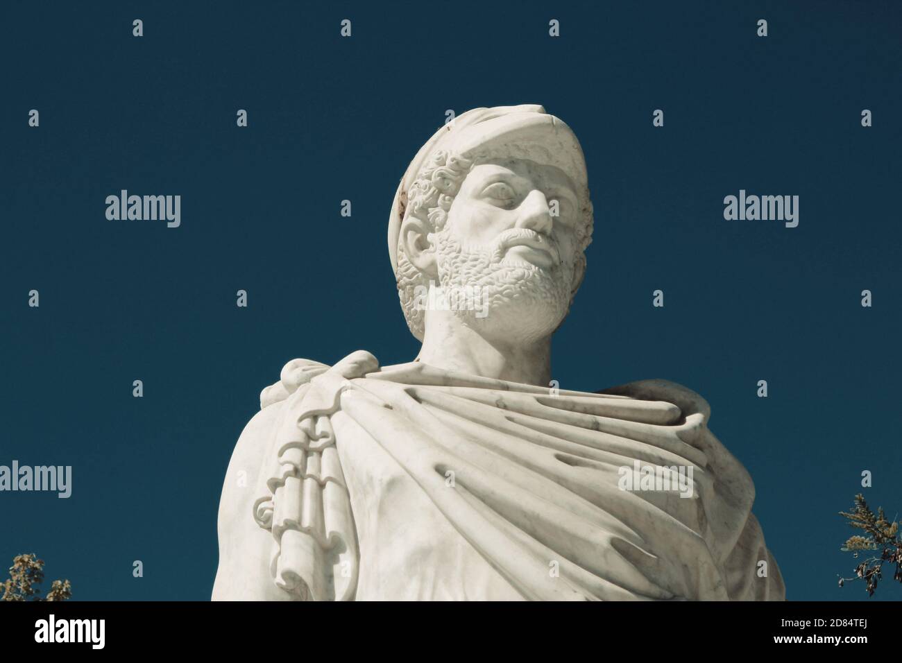 Athen, Griechenland, Statue von Pericles, General von Athen während seines goldenen Alters. Stockfoto