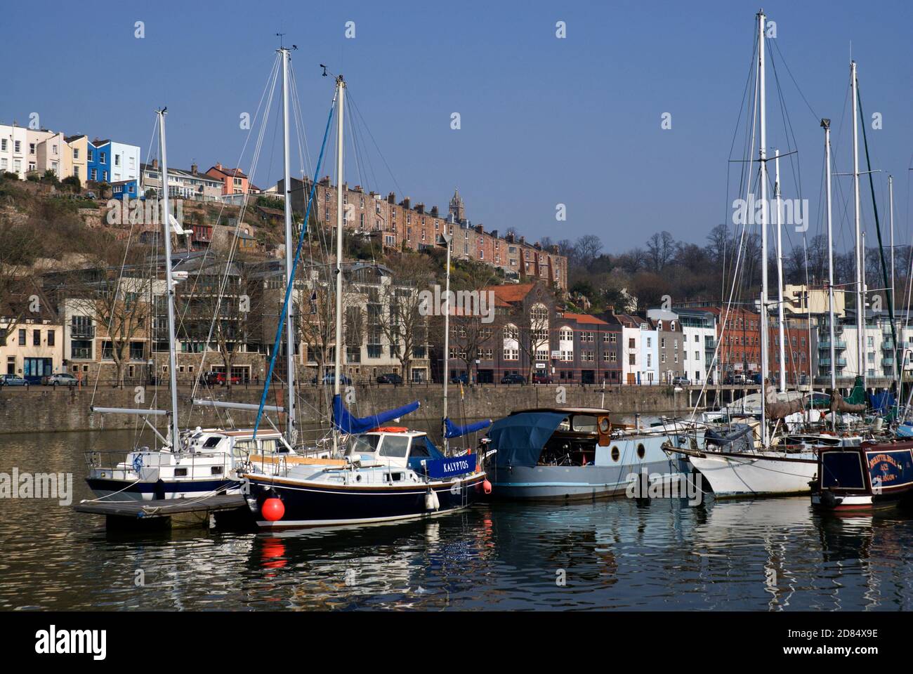 Floating Harbour und Hotwells, Bristol. Stockfoto