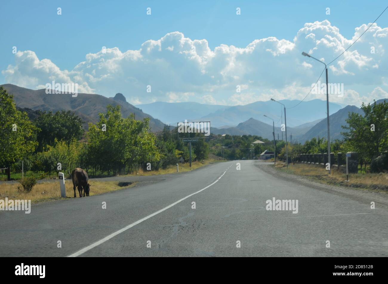 Goris Straße in den Lachin Korridor in Berg Karabach 14/09/20 Stockfoto