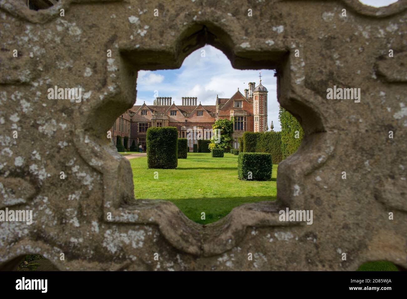 Charlecote Park's 16. Jahrhundert Country House Stockfoto