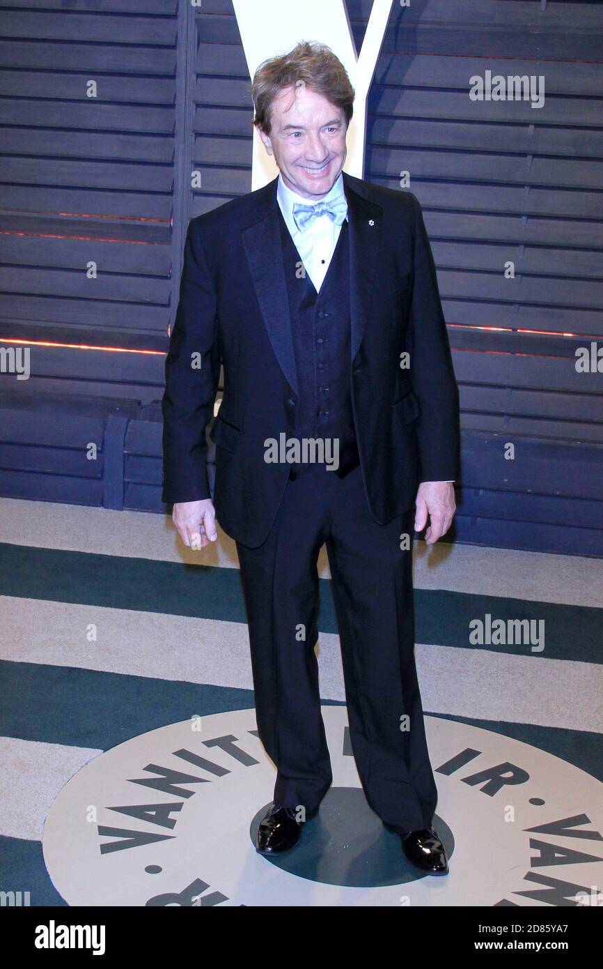 LOS ANGELES - FEB 26: Martin Short bei der Vanity Fair Oscar Party 2017 im Wallis Annenberg Center am 26. Februar 2017 in Beverly Hills, CA Stockfoto