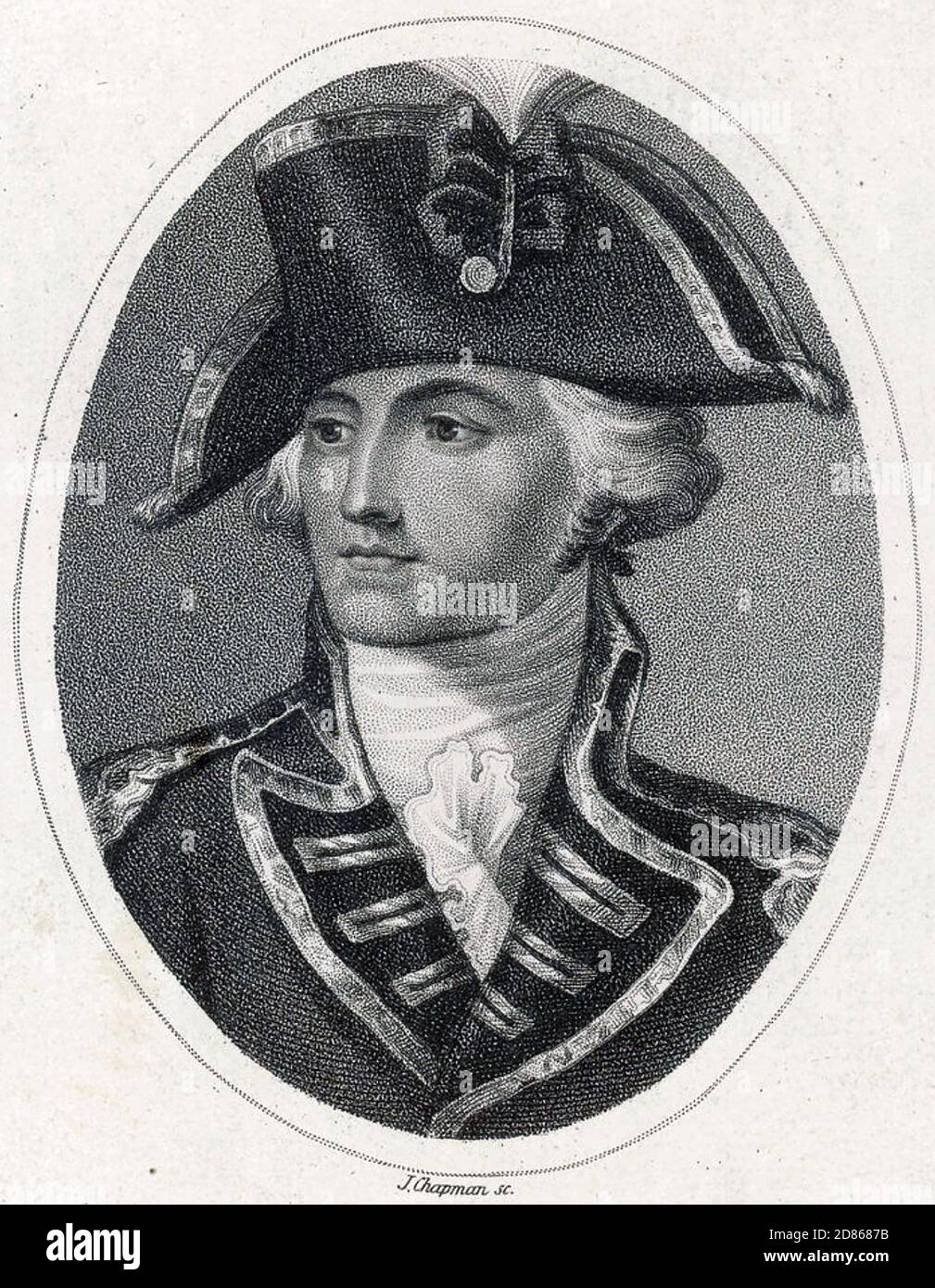 JOHN BURGOYNE (1722-1792) britischer Offizier, Dramatiker und Politiker Stockfoto