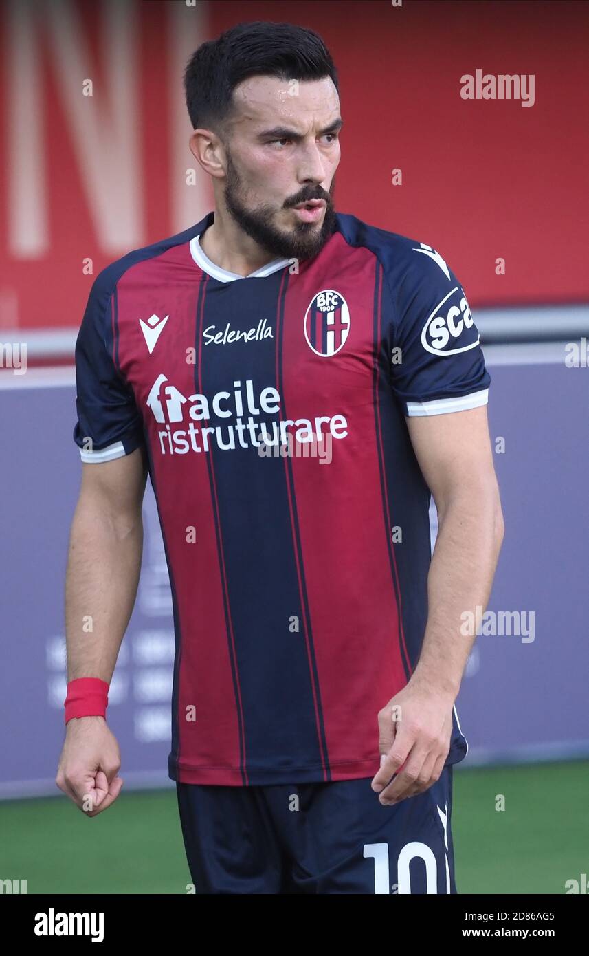 Nicola Sansone von Bologna beim Fußballspiel Coppa Italia Bologna FC gegen Reggina im Renato Dall'Ara Stadion in Bologna, Italien, 27. Oktober 2020. Foto Michele Nucci Kredit: LM/Michele Nucci/Alamy Live Nachrichten Stockfoto