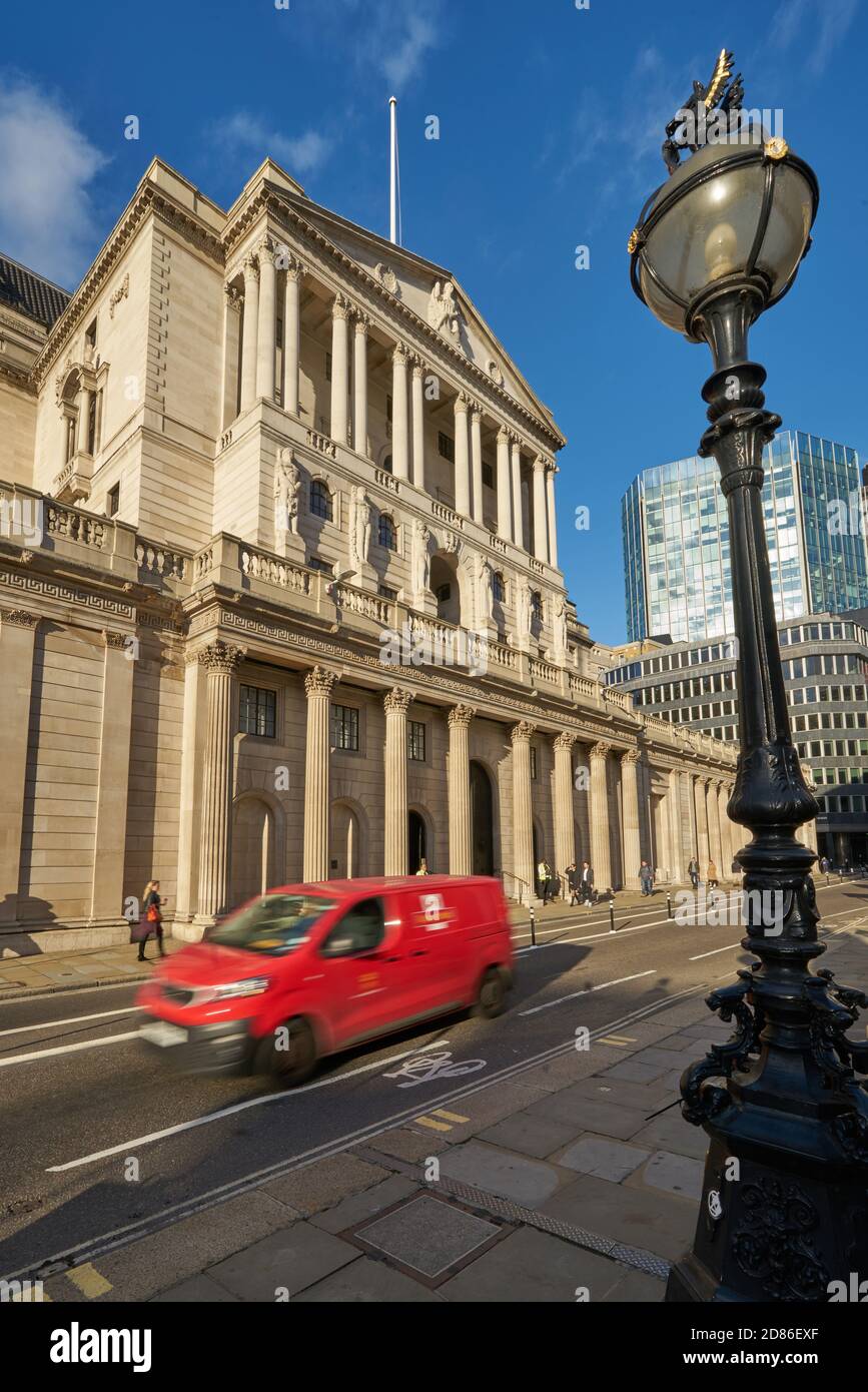 Die Bank of England Stockfoto