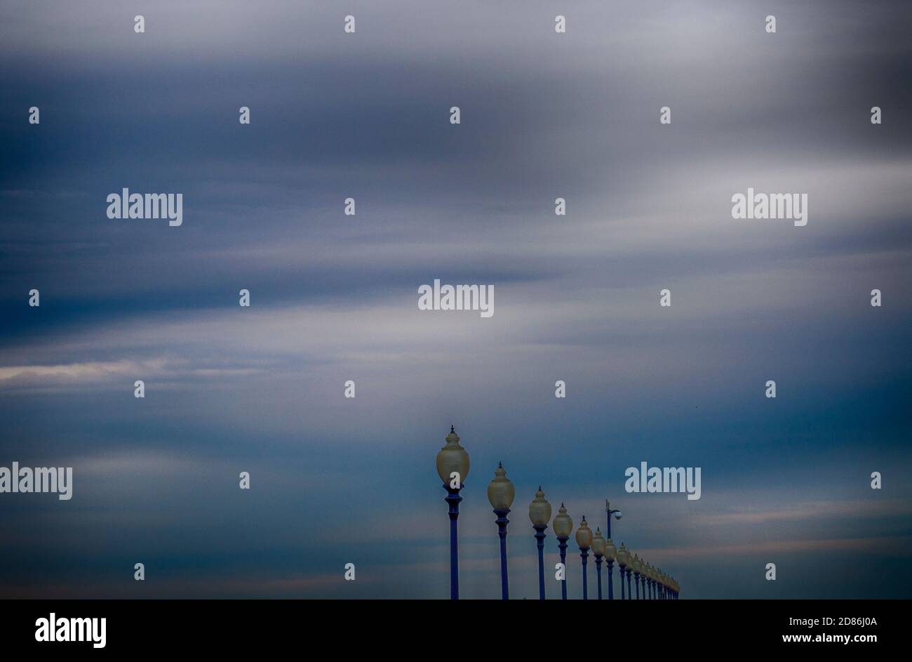 Emotionale launische Wolkendecke Stockfoto