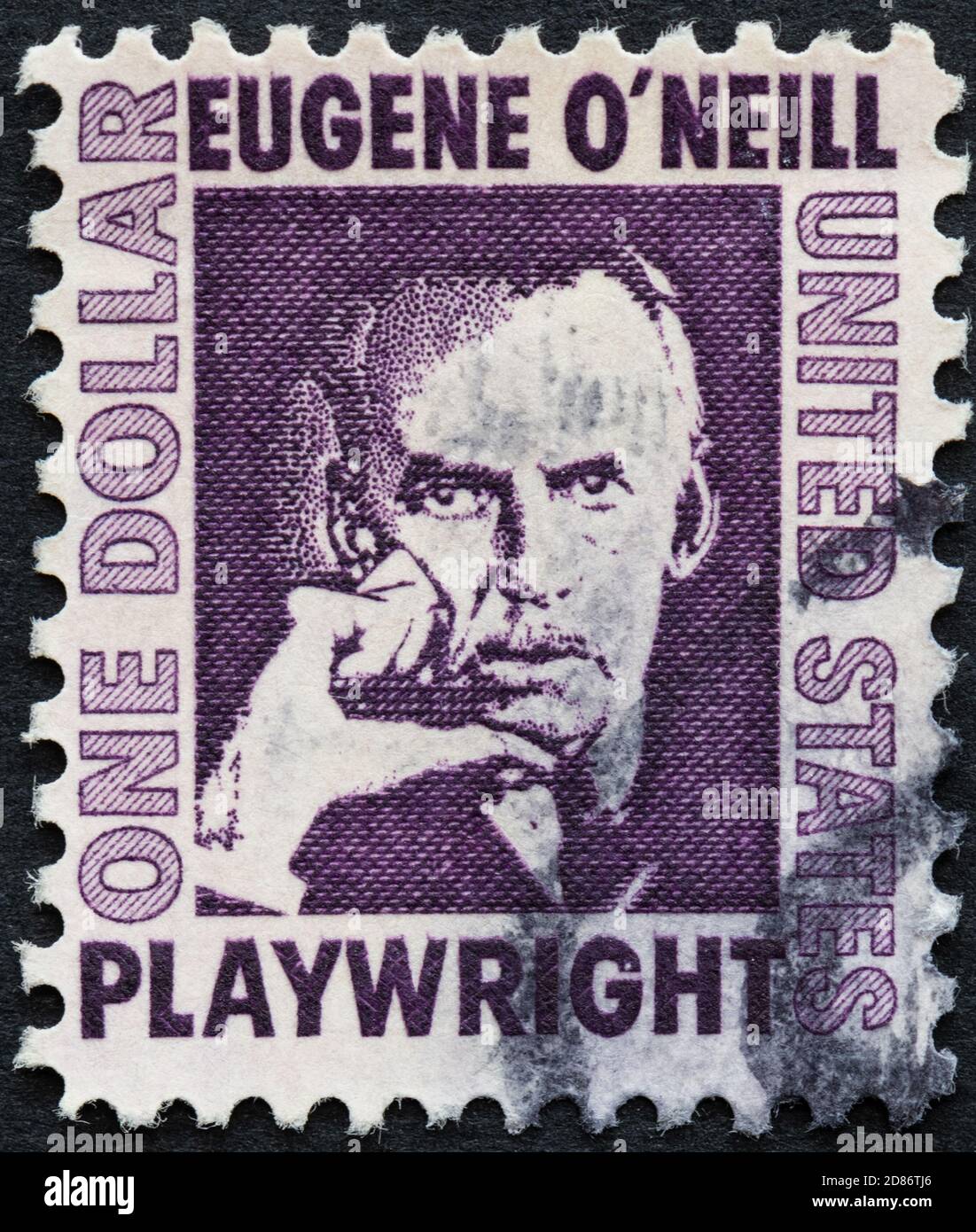 Eugene O'Neill Briefmarke - USA - ausgestellt 1967 Stockfoto