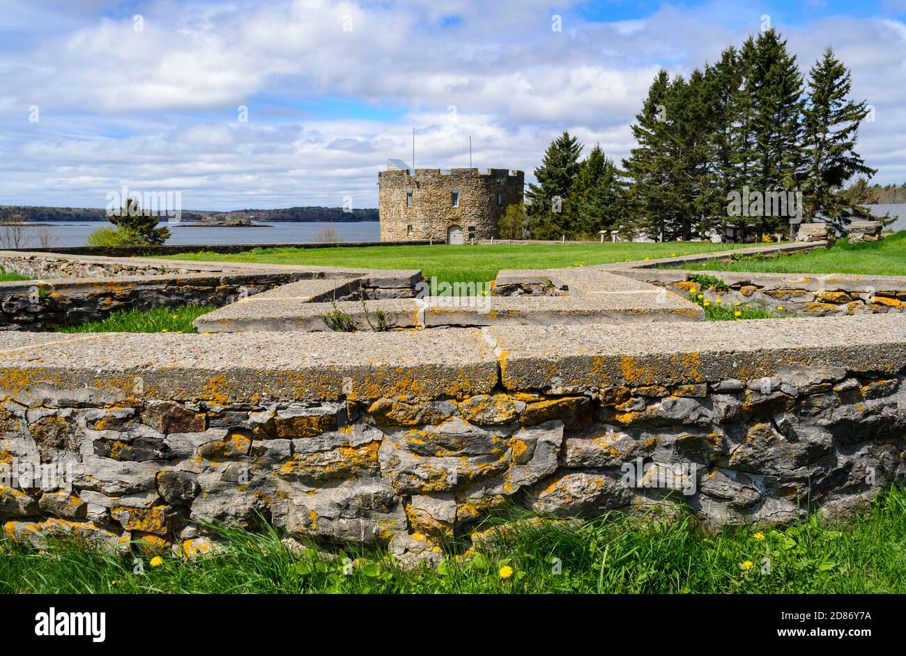 Colonial Pemaquid State Historic Site Stockfoto