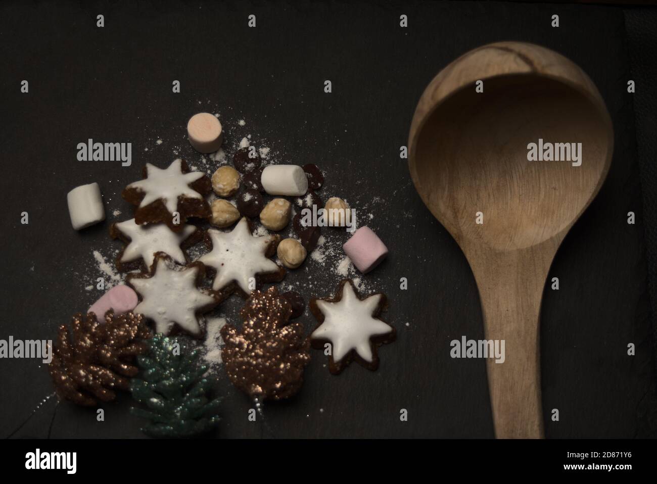 Weihnachten Weihnachten Weihnachten Urlaub Leckereien und Süßigkeiten Essen Stockfoto