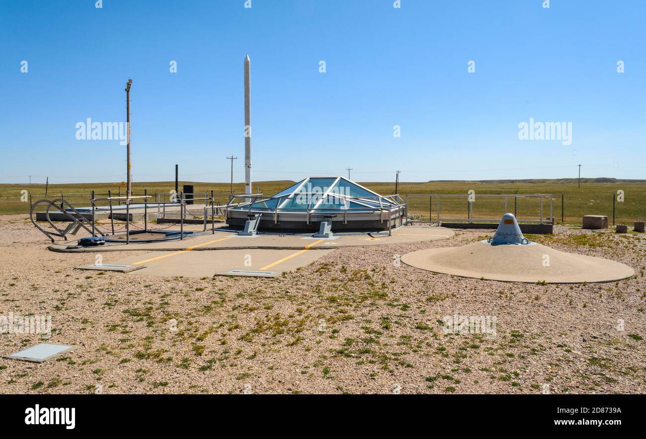 Minuteman Rakete National Historic Site Stockfoto
