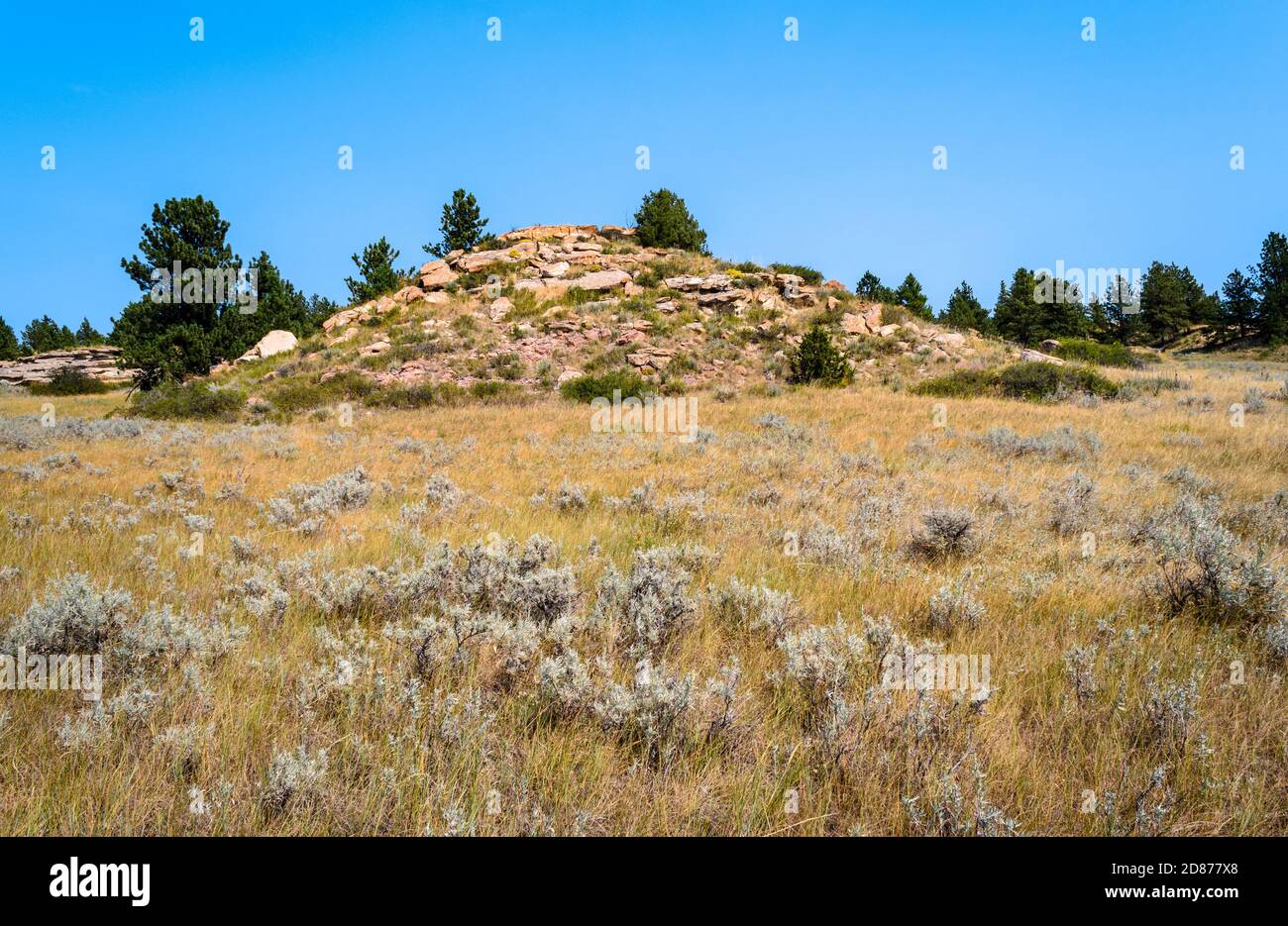 Rosebud Battlefield State Park Stockfoto