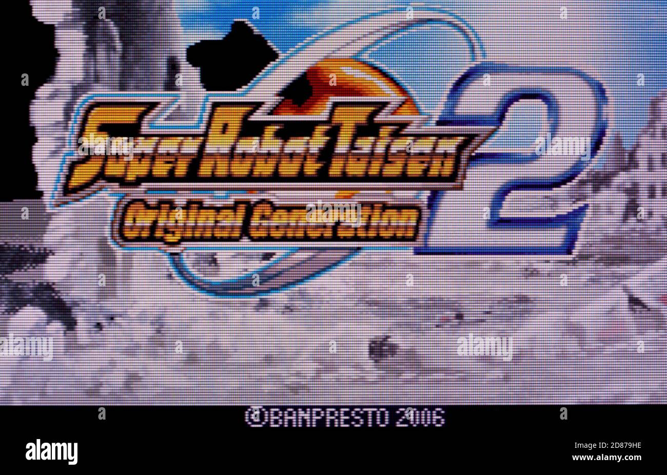 Super Robot Taisen - Original Generation 2 - Nintendo Game Boy Advance Videogame - nur zur redaktionellen Verwendung Stockfoto