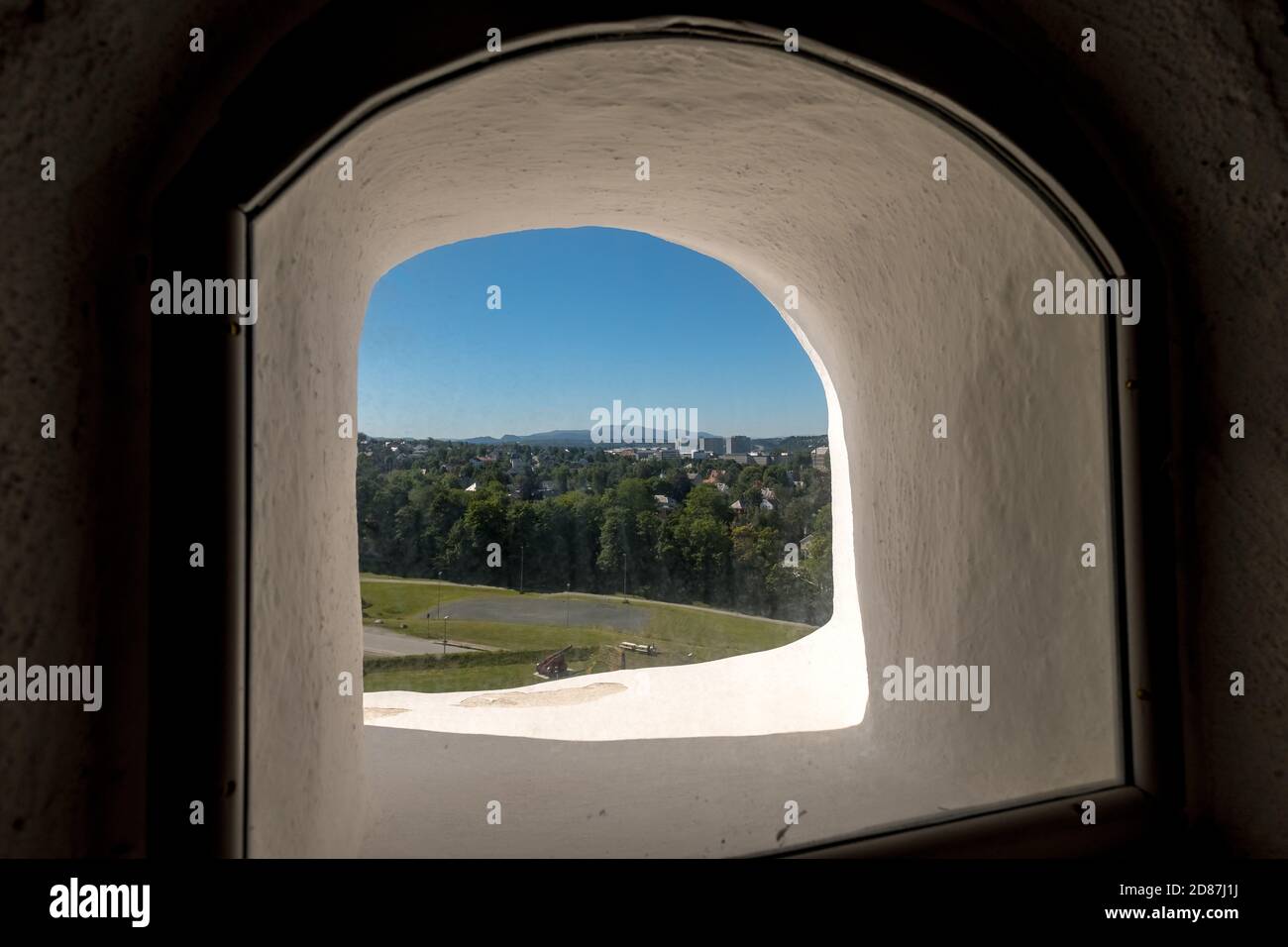 Kristiansten Festning, Festung, Trondheim, Trøndelag, Norwegen, Skandinavien, Europa, Abenteuer Reise, Denkmal, Festung Kristiansten, Tourismus, Hurtigru Stockfoto