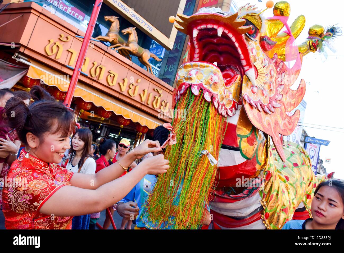 Chinesische Neujahrsparade, Chiang Mai, Thailand Stockfoto