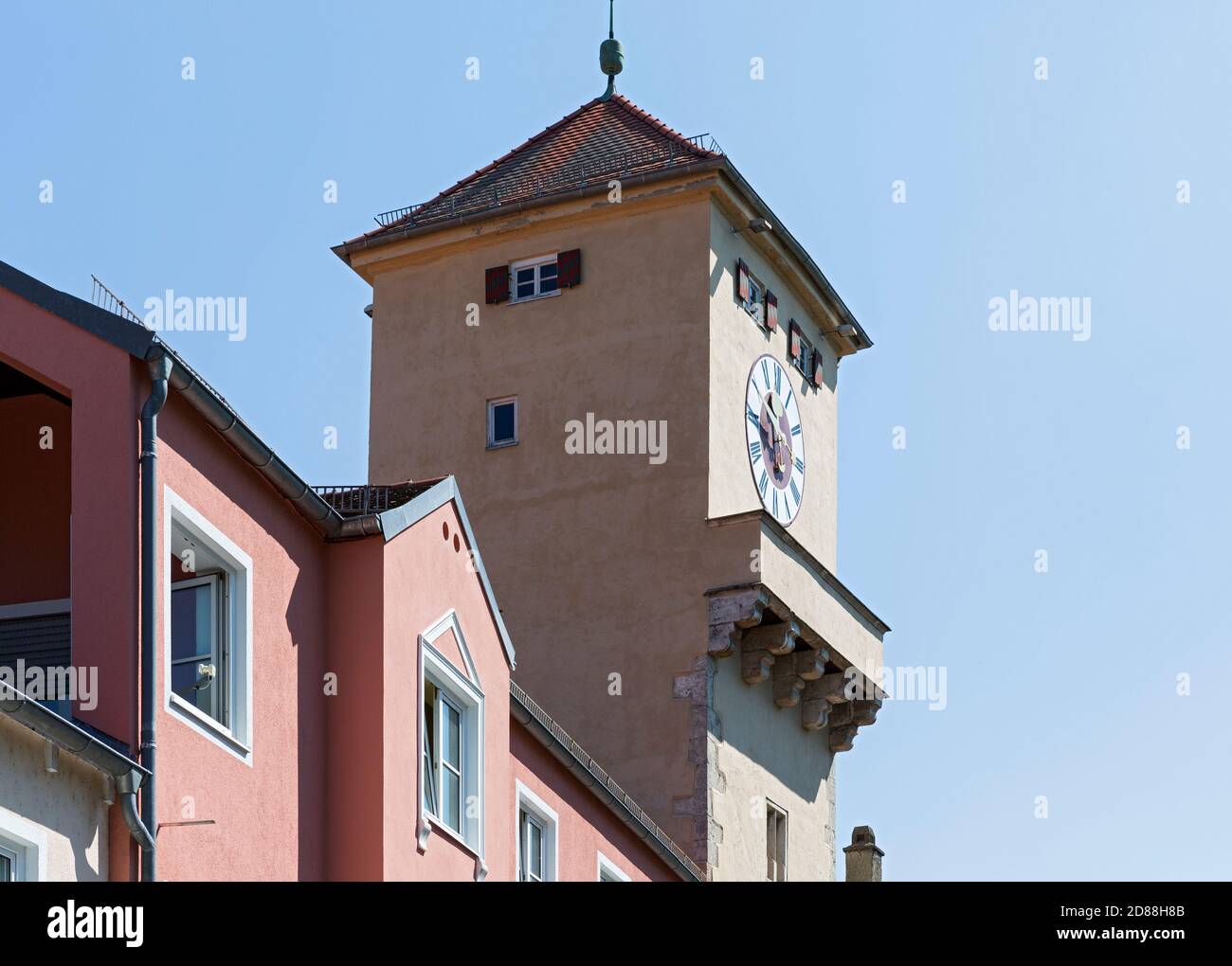 Kelheim, Donautor Stockfoto