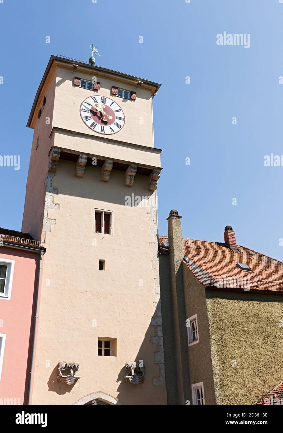 Kelheim, Donautor Stockfoto