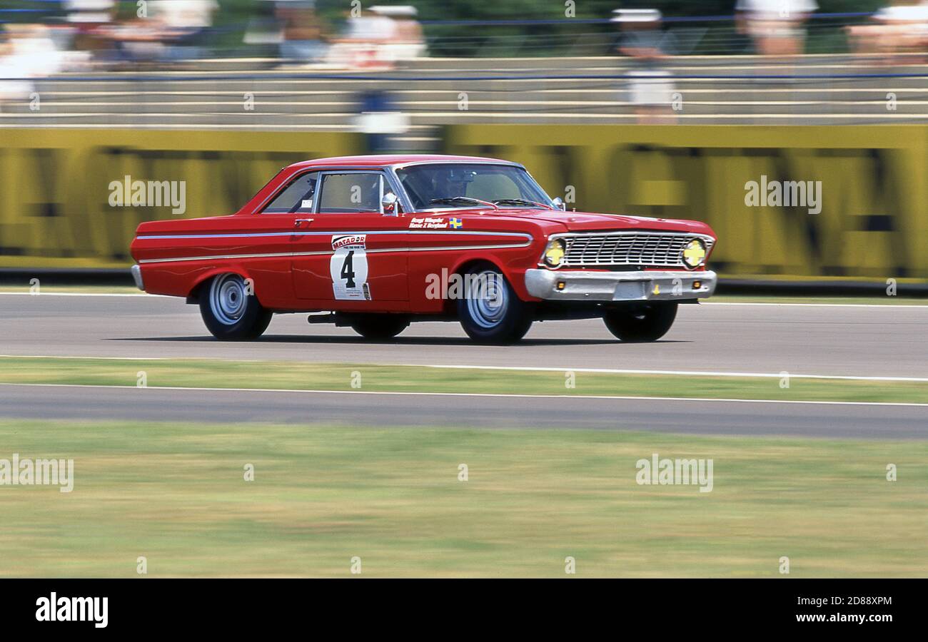 Ford Falcon bei den Coy's Classic Historic Races, Silverstone UK 1995 Stockfoto