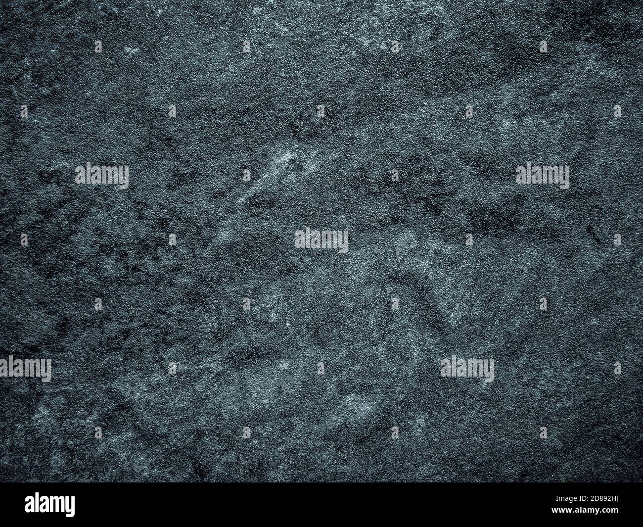 Schwarzer Marmor Rauh Nahtlose Oberfläche Hintergrund. Splatter Distressed Overlay-Struktur. Vintage-Effekt Stockfoto