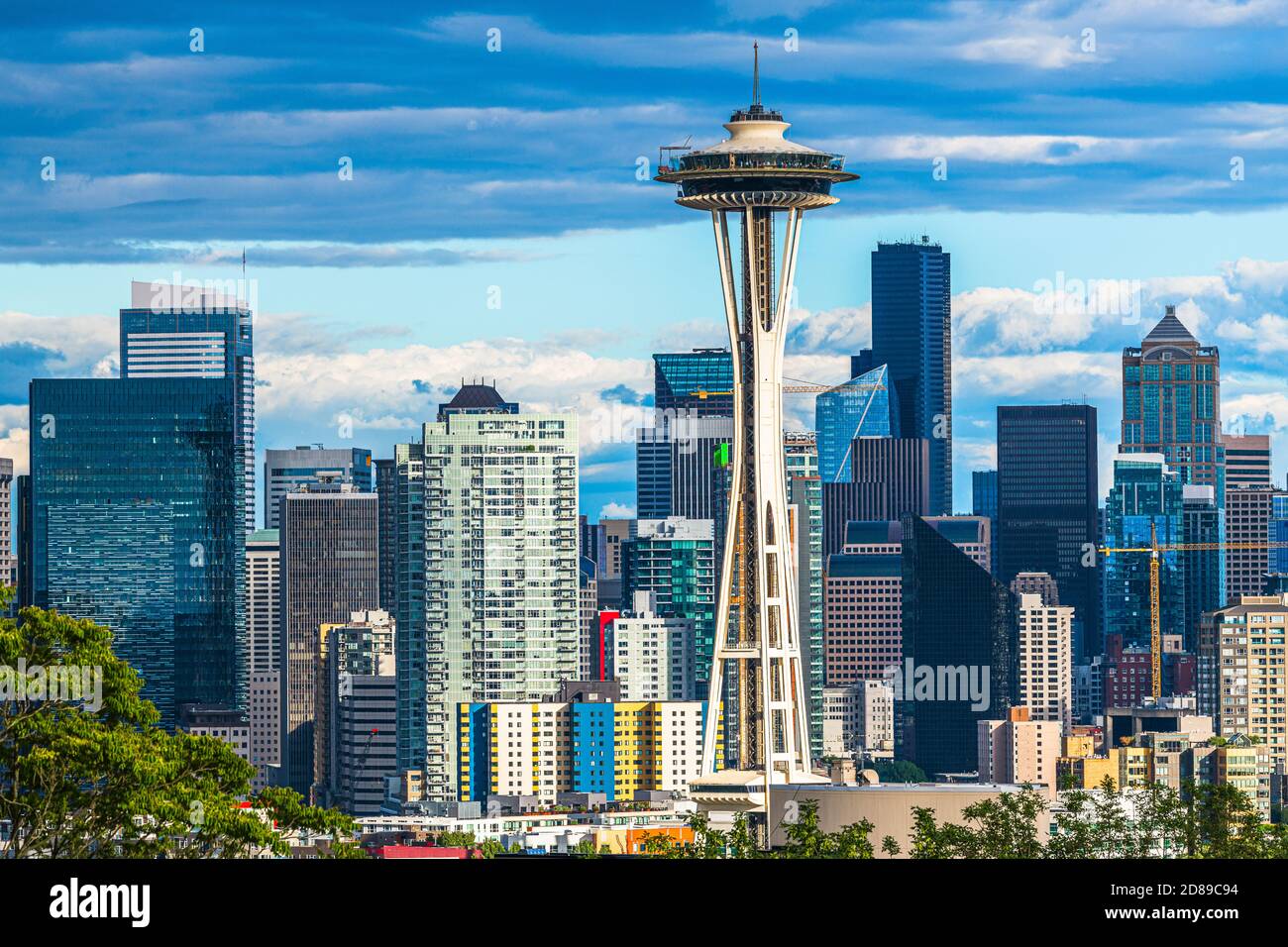 Seattle, Washington, USA Downtown City Skyline. Stockfoto