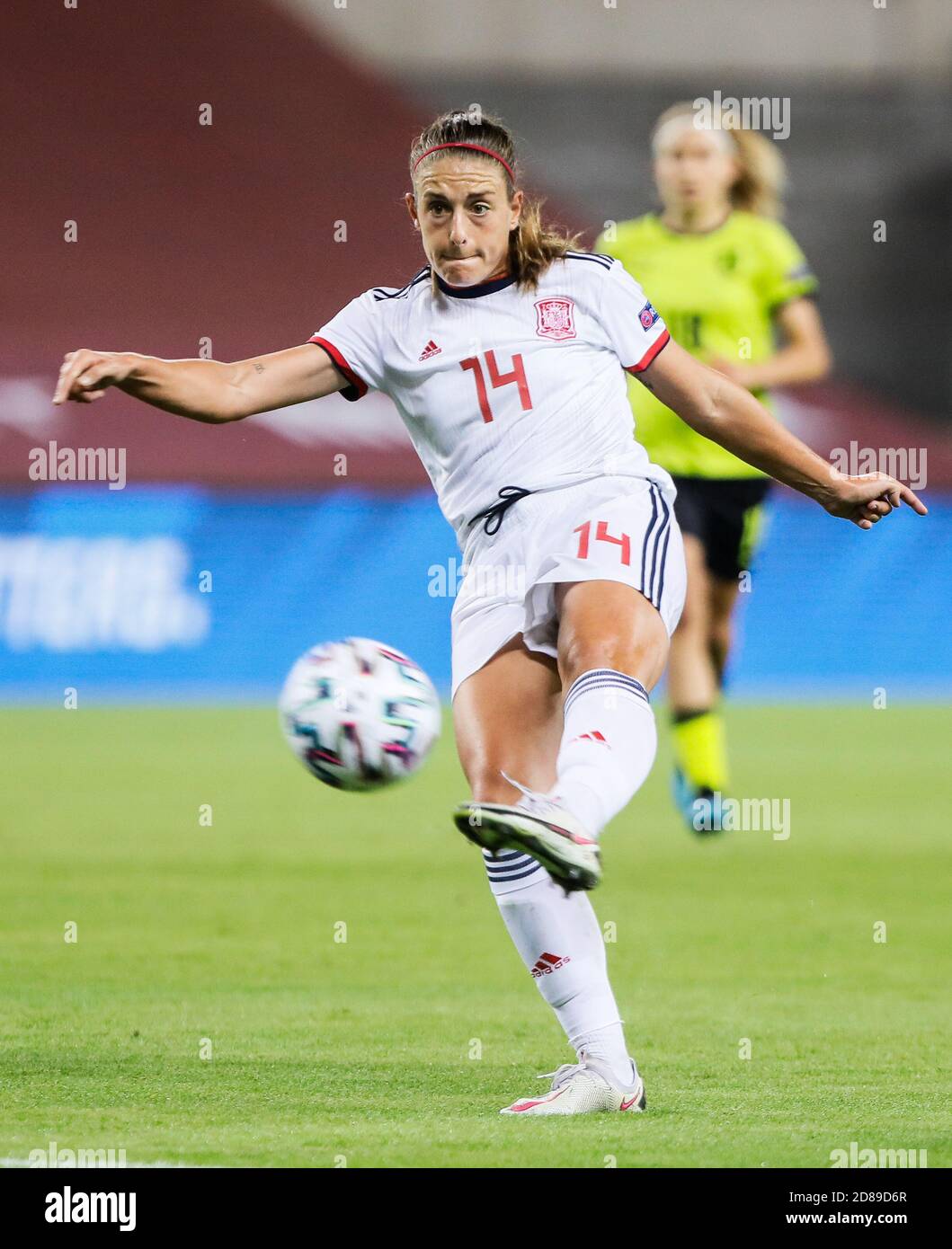 Tor von Alexia von Spanien während der UEFA Women's Euro 2022, Qualifikationsspiel zwischen Spanien und Tschechien am 23. Oktober 2020 in La Cart C Stockfoto