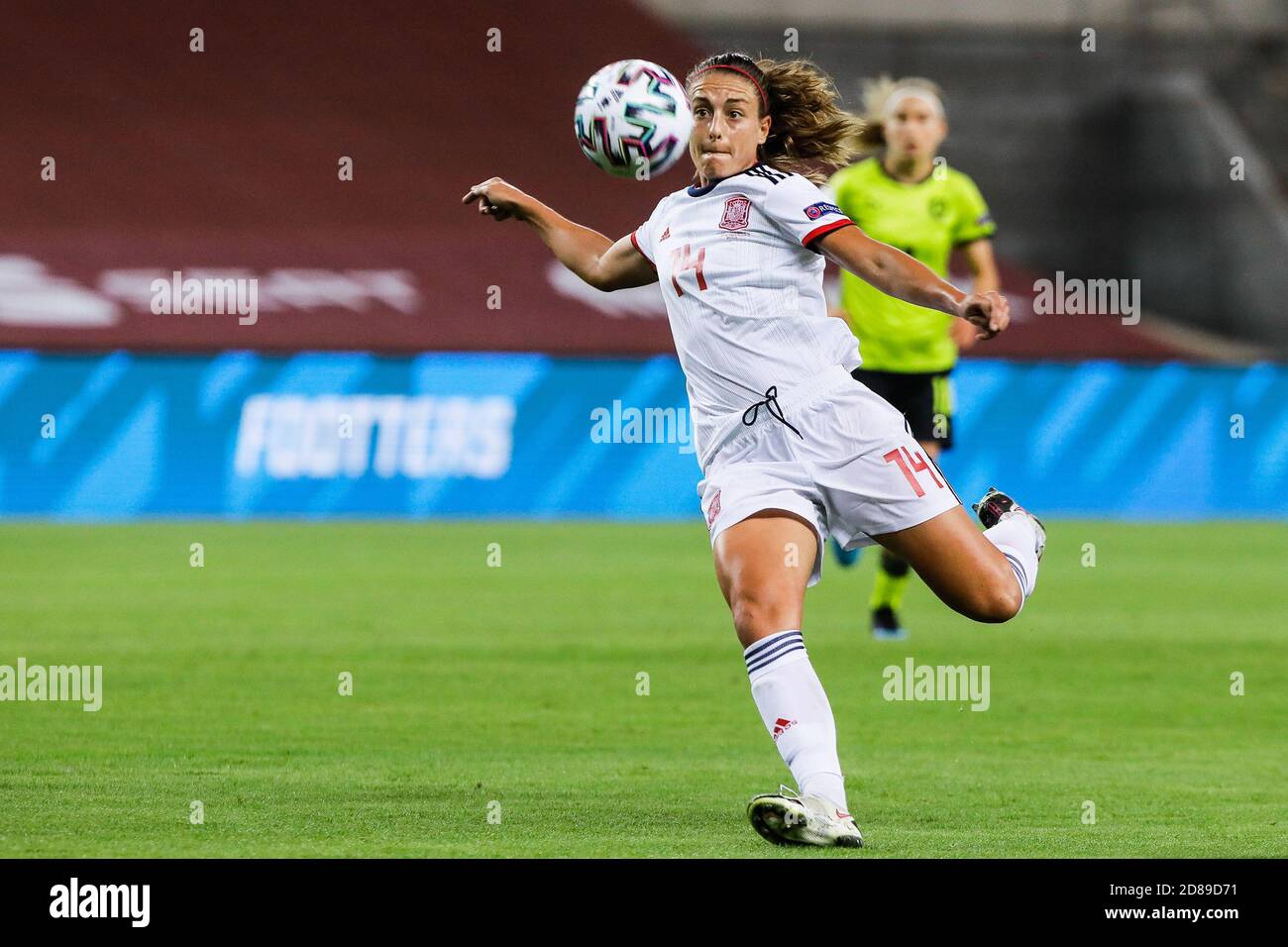 Tor von Alexia von Spanien während der UEFA Women's Euro 2022, Qualifikationsspiel zwischen Spanien und Tschechien am 23. Oktober 2020 in La Cart C Stockfoto