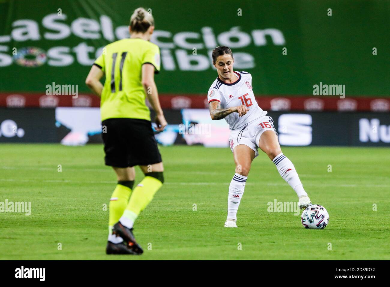 Maria Leon von Spanien während der UEFA Women's Euro 2022, Qualifying Fußballspiel zwischen Spanien und der Tschechischen Republik am 23. Oktober 2020 in La Cartuja C Stockfoto