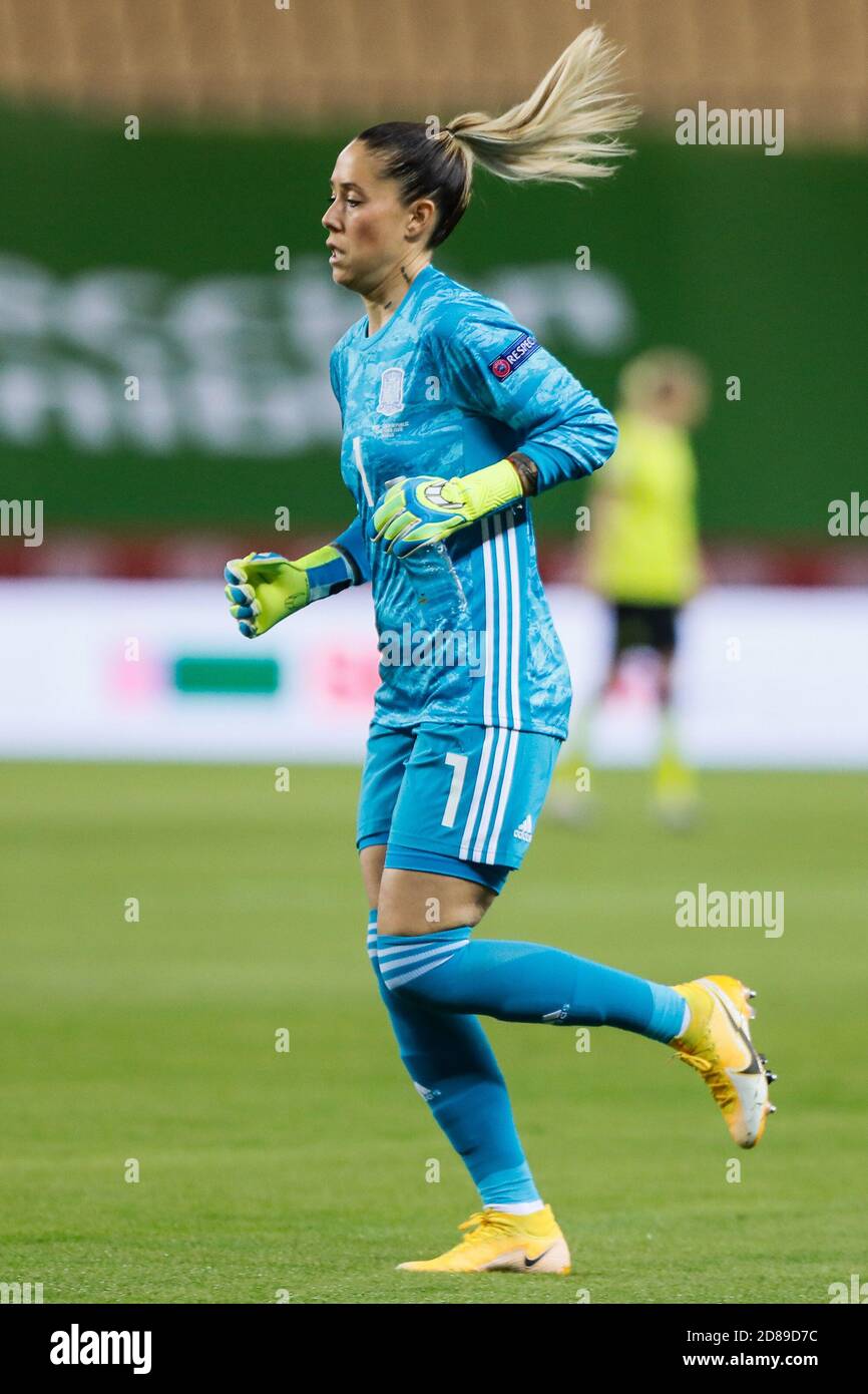 Lola Gallardo von Spanien während der UEFA Women's Euro 2022, Qualifying Fußballspiel zwischen Spanien und der Tschechischen Republik am 23. Oktober 2020 in La Cartu C Stockfoto