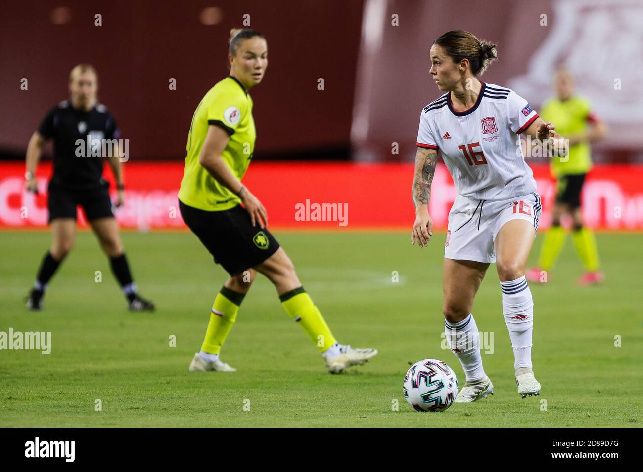 Maria Leon von Spanien während der UEFA Women's Euro 2022, Qualifying Fußballspiel zwischen Spanien und der Tschechischen Republik am 23. Oktober 2020 in La Cartuja C Stockfoto