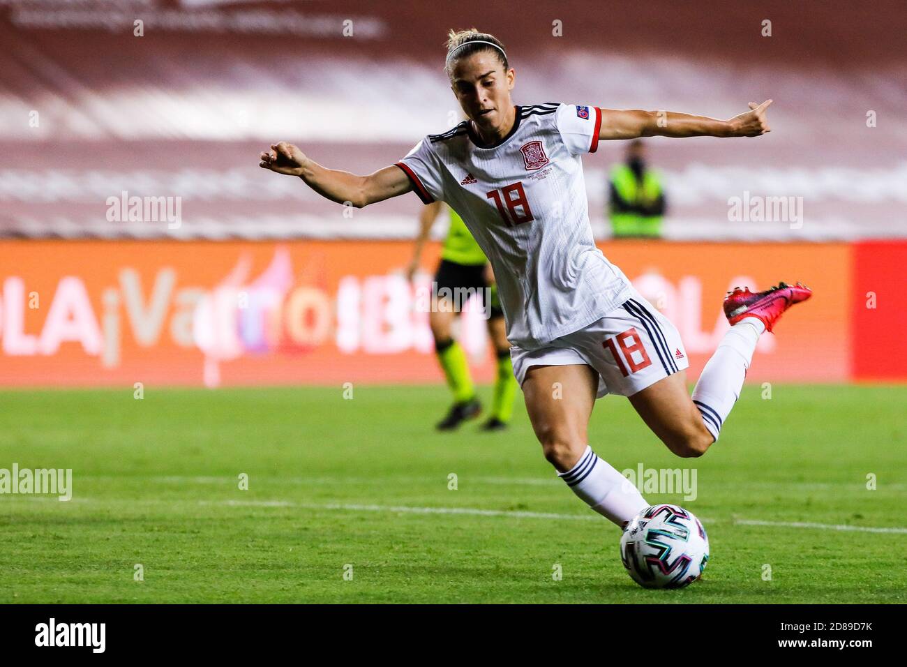 Barbara Latorre von Spanien während der UEFA Women's Euro 2022, Qualifying Fußballspiel zwischen Spanien und Tschechien am 23. Oktober 2020 in La Car C Stockfoto