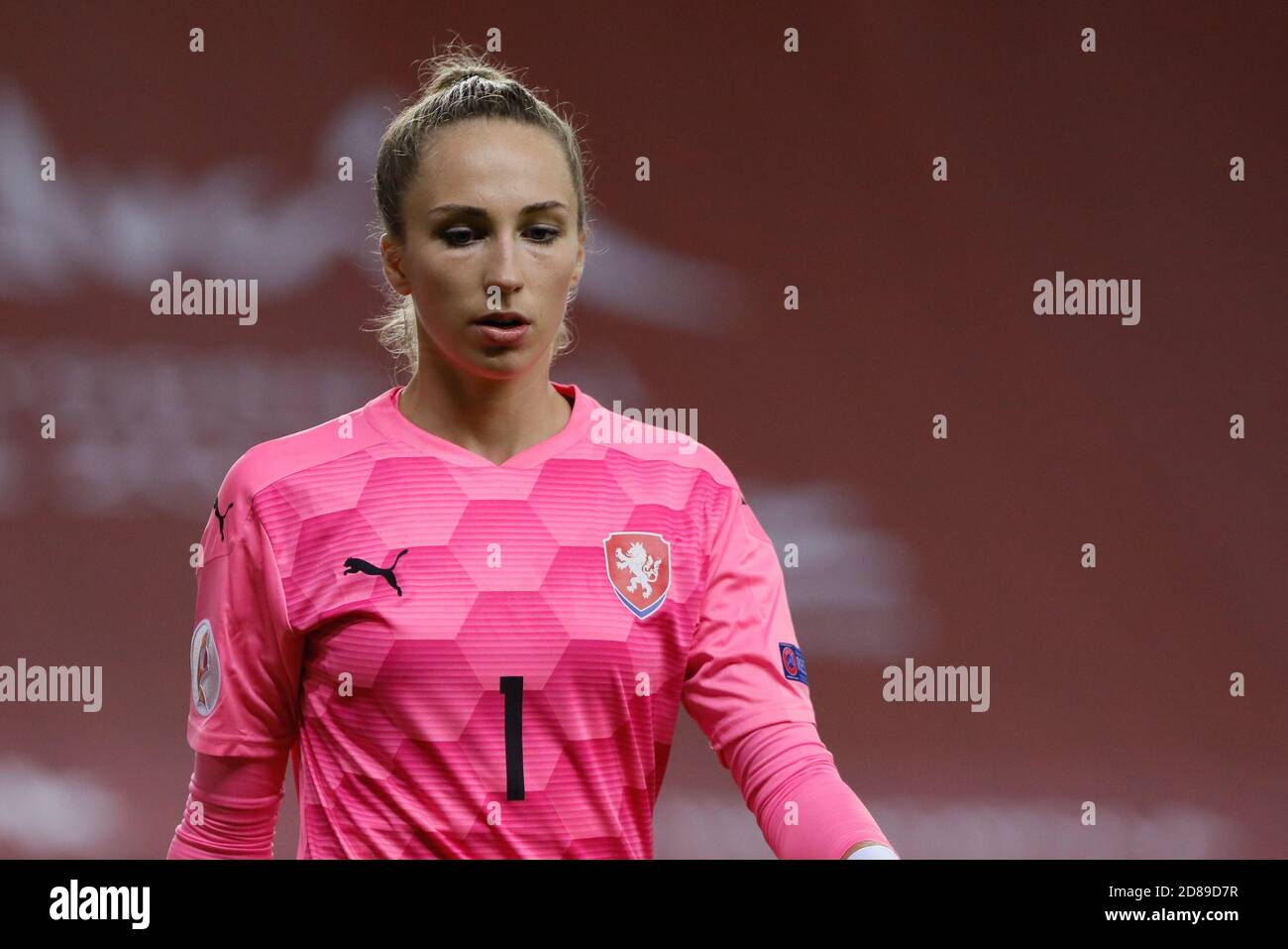 Barbora Votikova der Tschechischen Republik während der UEFA Women's Euro 2022, Qualifying Fußballspiel zwischen Spanien und der Tschechischen Republik am 23. Oktober 2020 C Stockfoto