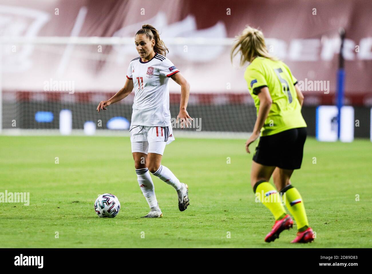 Irene Guerrero aus Spanien während der UEFA Women's Euro 2022, Qualifying Football match zwischen Spanien und Tschechien am 23. Oktober 2020 in La Cart C Stockfoto