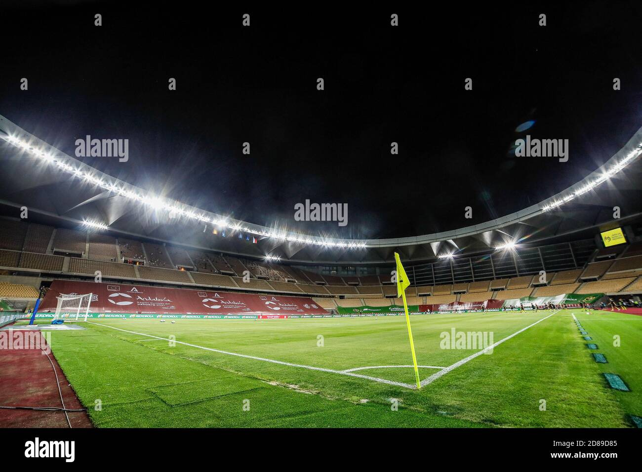 Allgemeine Ansicht des Stadions während der UEFA Women's Euro 2022, Qualifying Fußballspiel zwischen Spanien und der Tschechischen Republik am 23. Oktober 2020 in La Cart C Stockfoto