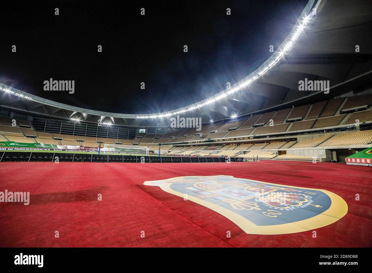 Allgemeine Ansicht des Stadions während der UEFA Women's Euro 2022, Qualifying Fußballspiel zwischen Spanien und der Tschechischen Republik am 23. Oktober 2020 in La Cart C Stockfoto