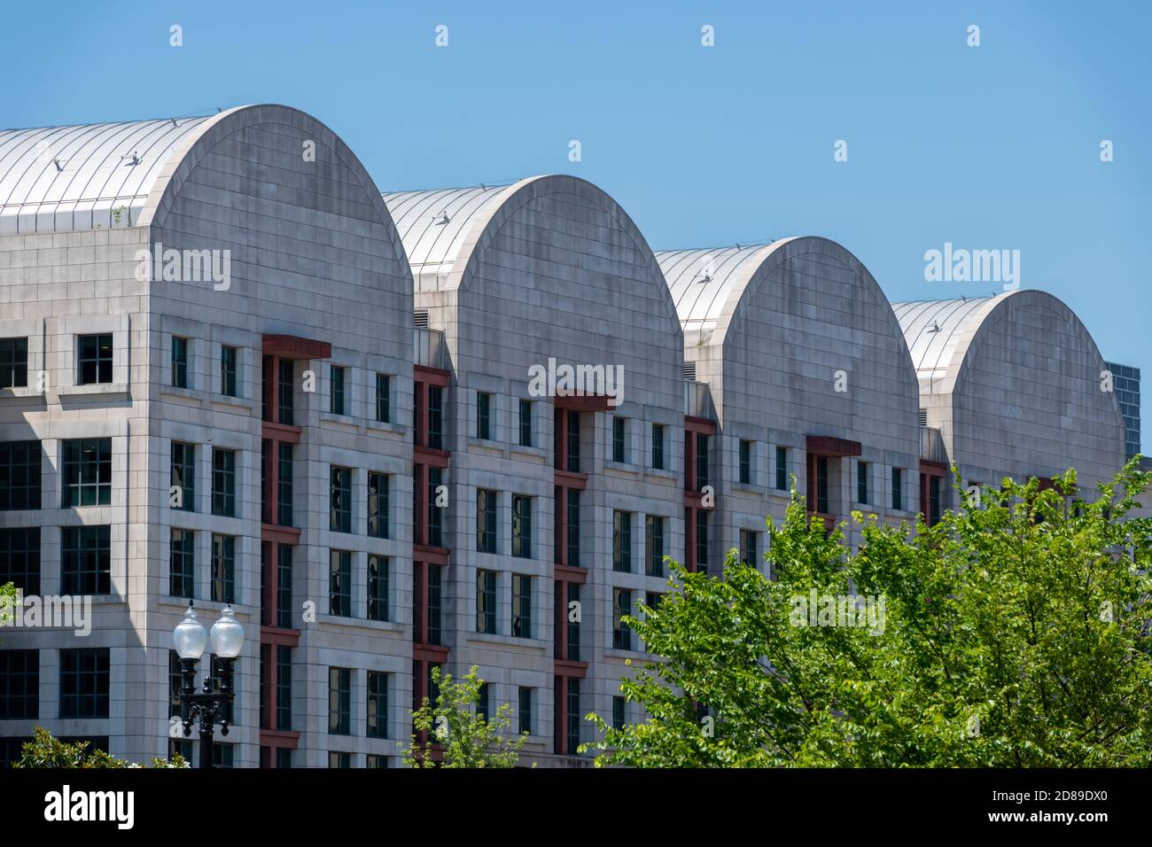 Die Barrett-gewölbten Buchten des William B. Bryant Annex zum E. Barrett Prettyman U.S. Courthouse in Washington, DC Stockfoto