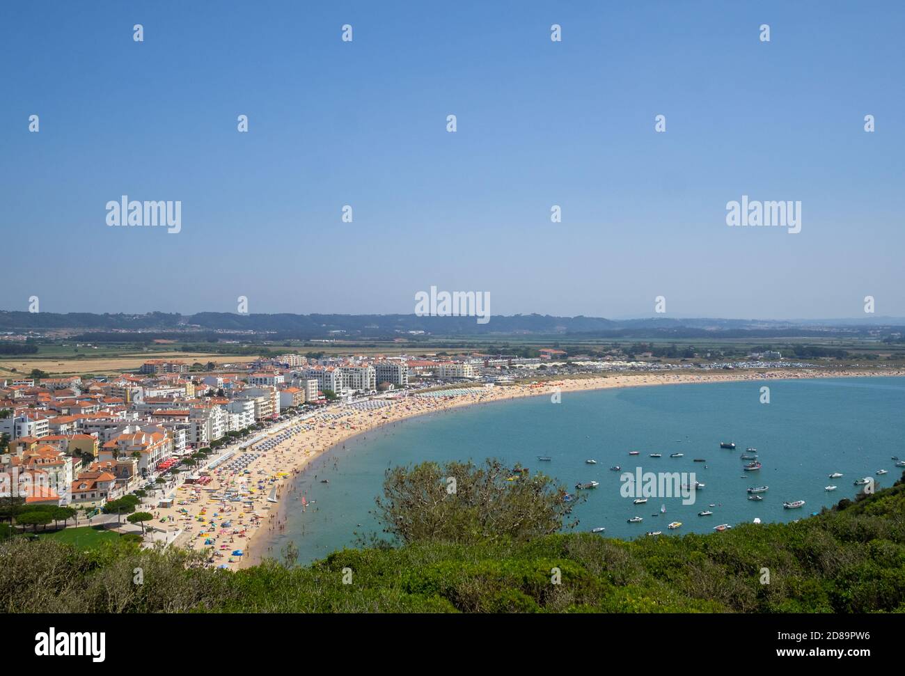 São Martinho Porto bay Stockfoto