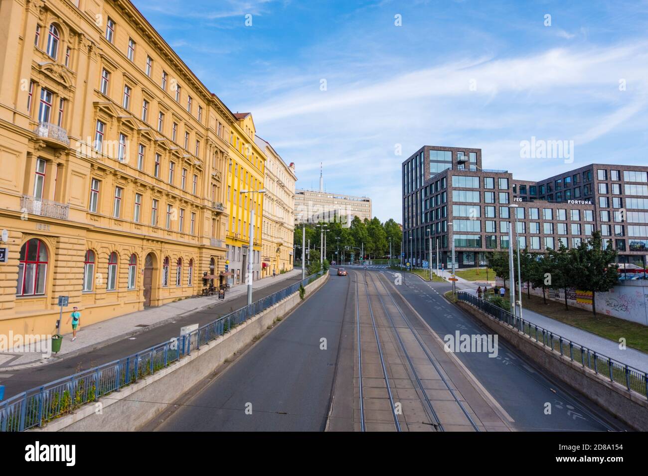 Seifortova, Zizkov, Prag, Tschechische Republik Stockfoto