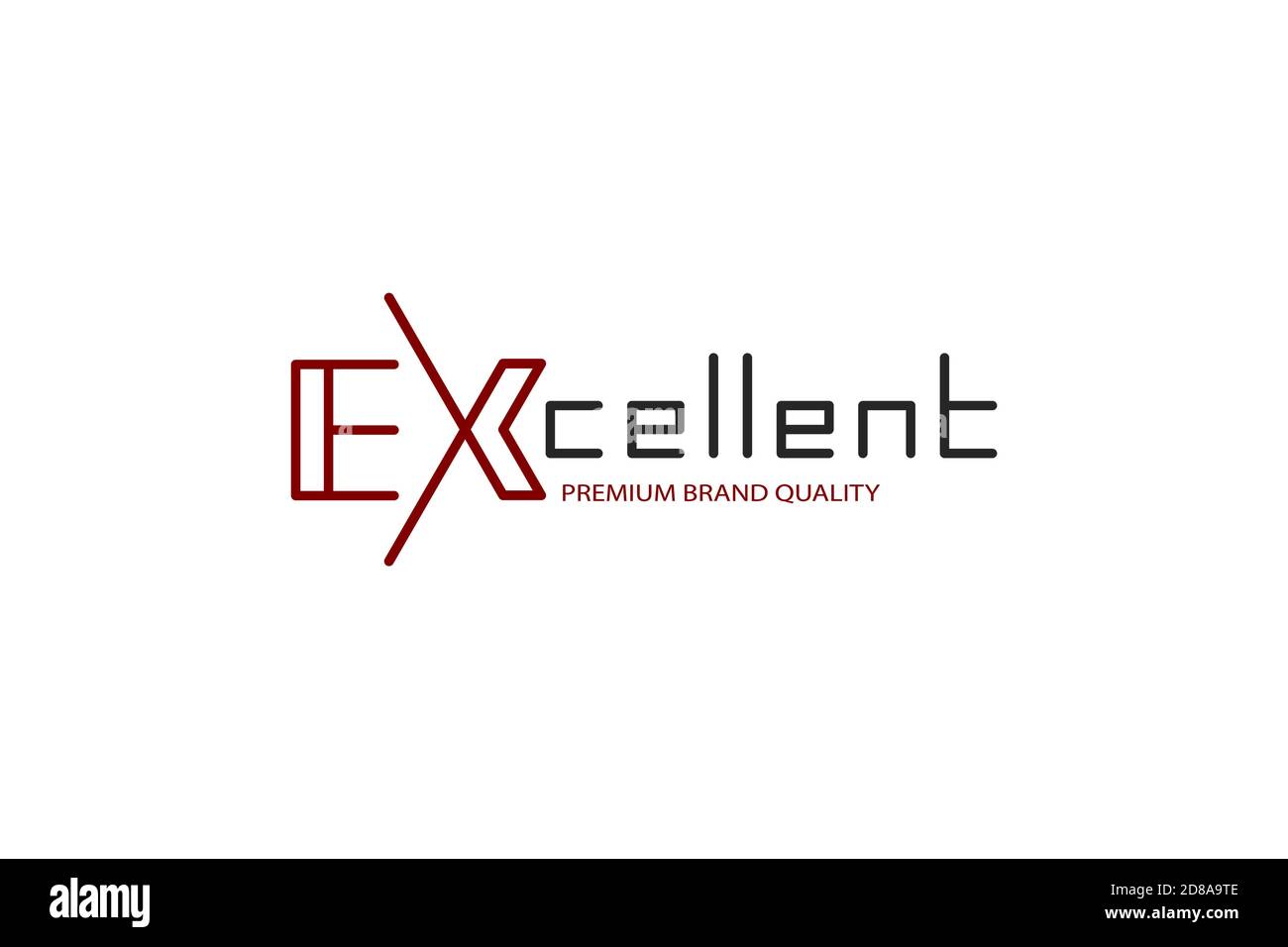 EX excellent Logo Stock Vektor