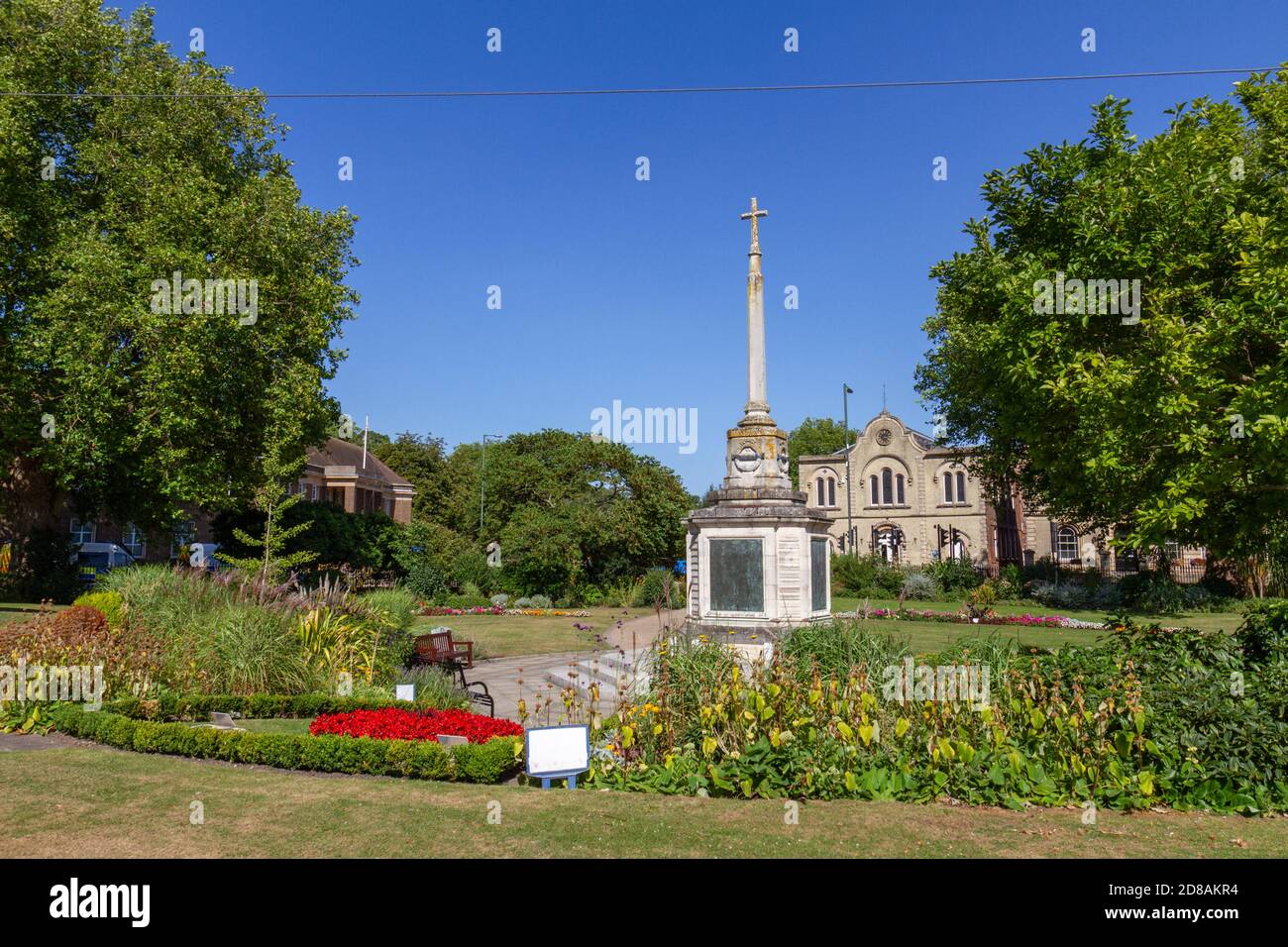 Kings Lynn war Memorial in Memorial Gardens, King's Lynn, Norfolk, England. Stockfoto