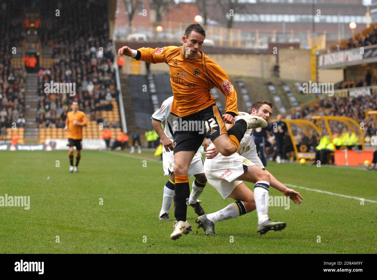 Wolverhampton Wanderers / Leeds United, 24. Februar 2007. Michael McIndoe Stockfoto