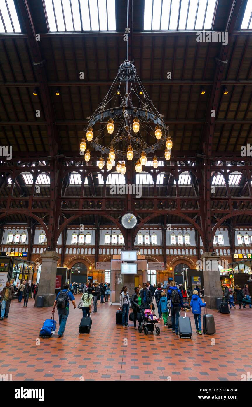 Kopenhagen Hauptbahnhof, Kopenhagen, Dänemark, Europa Stockfoto