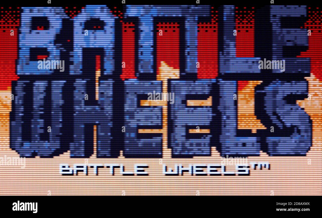 Battle Wheels - Atari Lynx Videogame - nur zur redaktionellen Verwendung Stockfoto