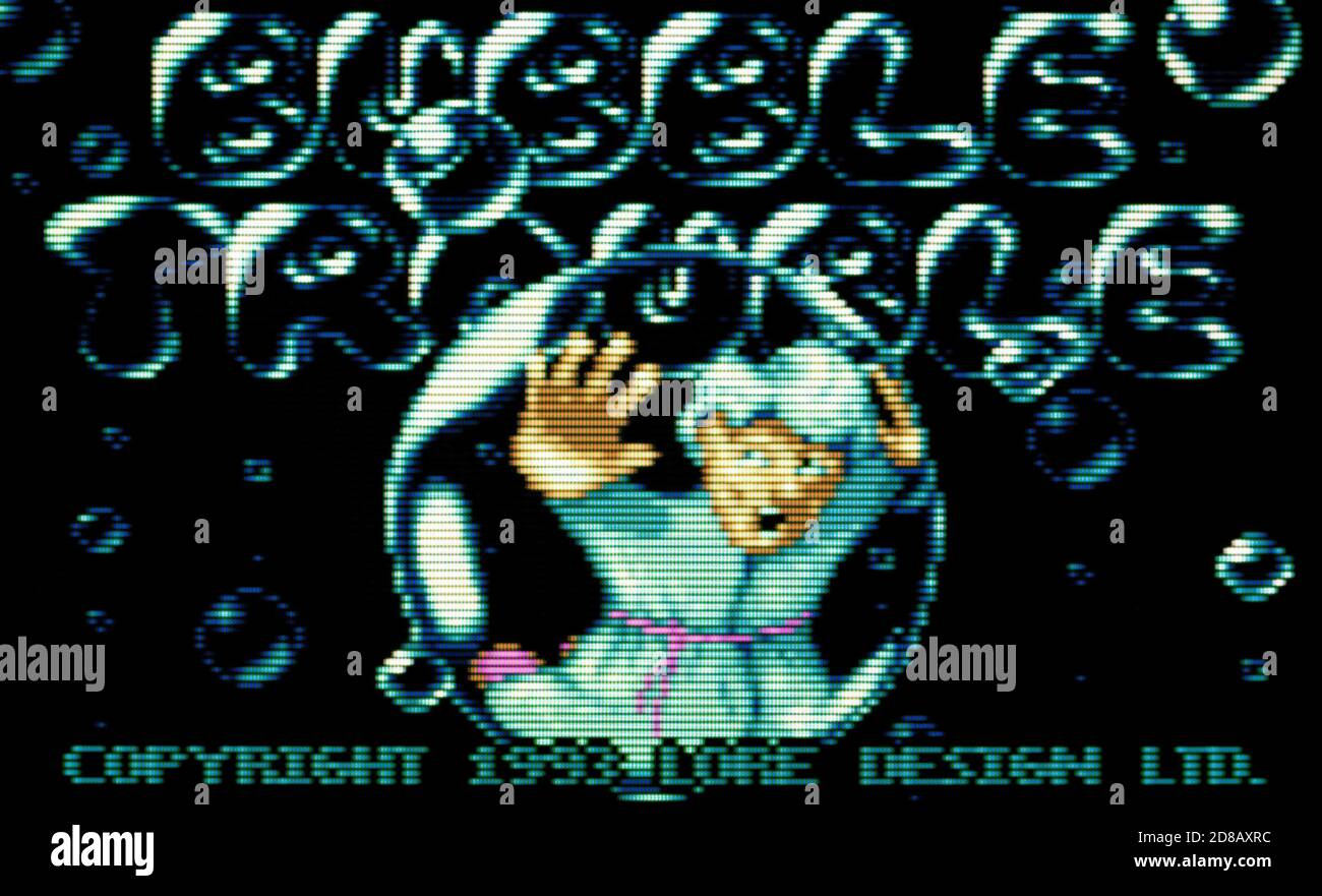 Bubble Trouble - Atari Lynx Videogame - nur für redaktionelle Verwendung Stockfoto