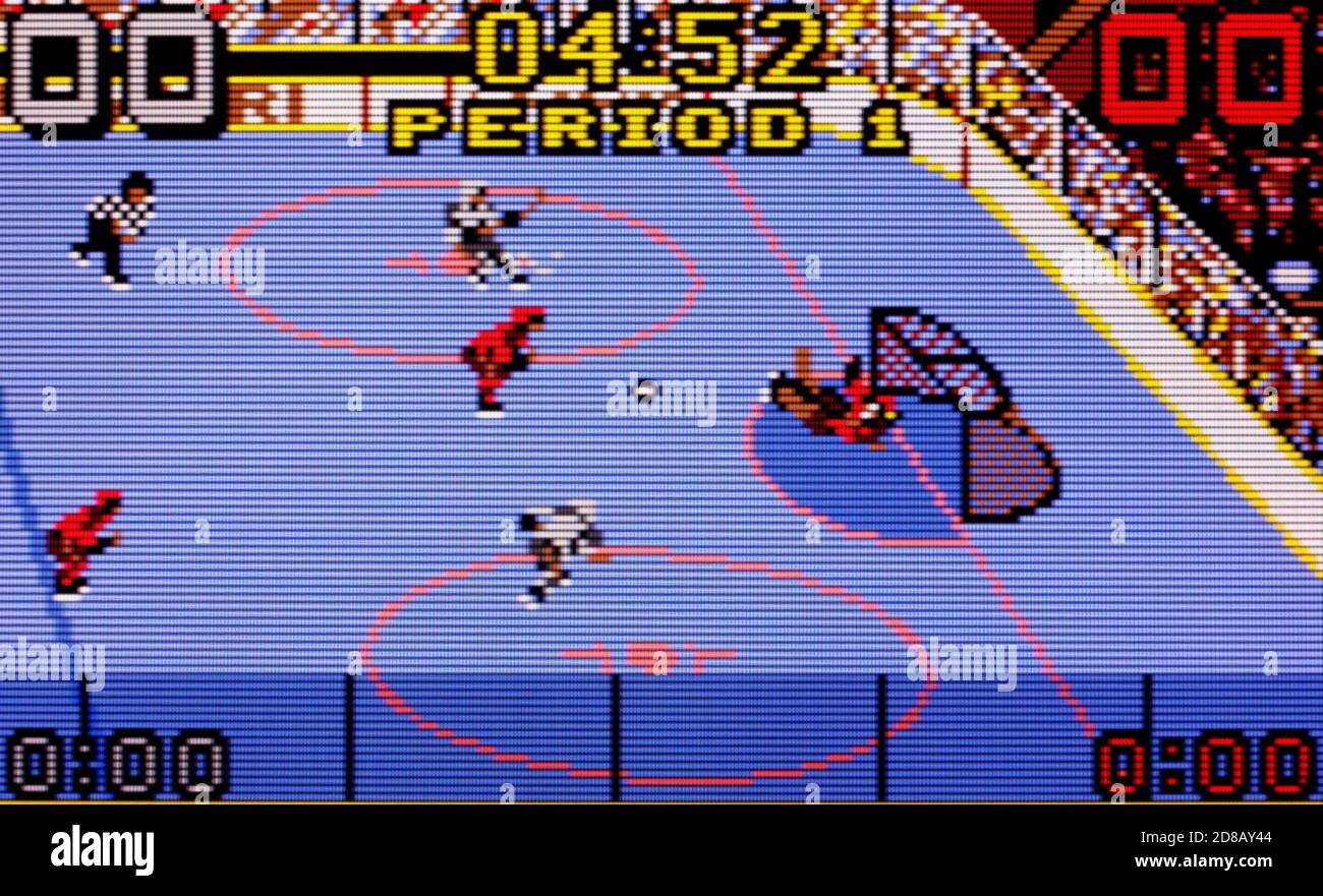 Hockey - Atari Lynx Videogame - nur für redaktionelle Verwendung Stockfoto