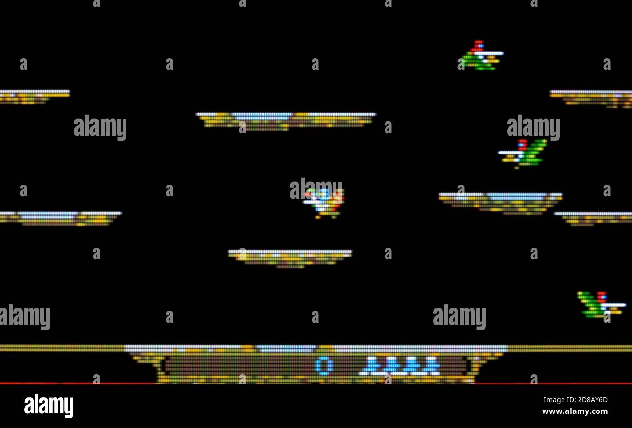 Joust - Atari Lynx Videogame - nur für redaktionelle Verwendung Stockfoto