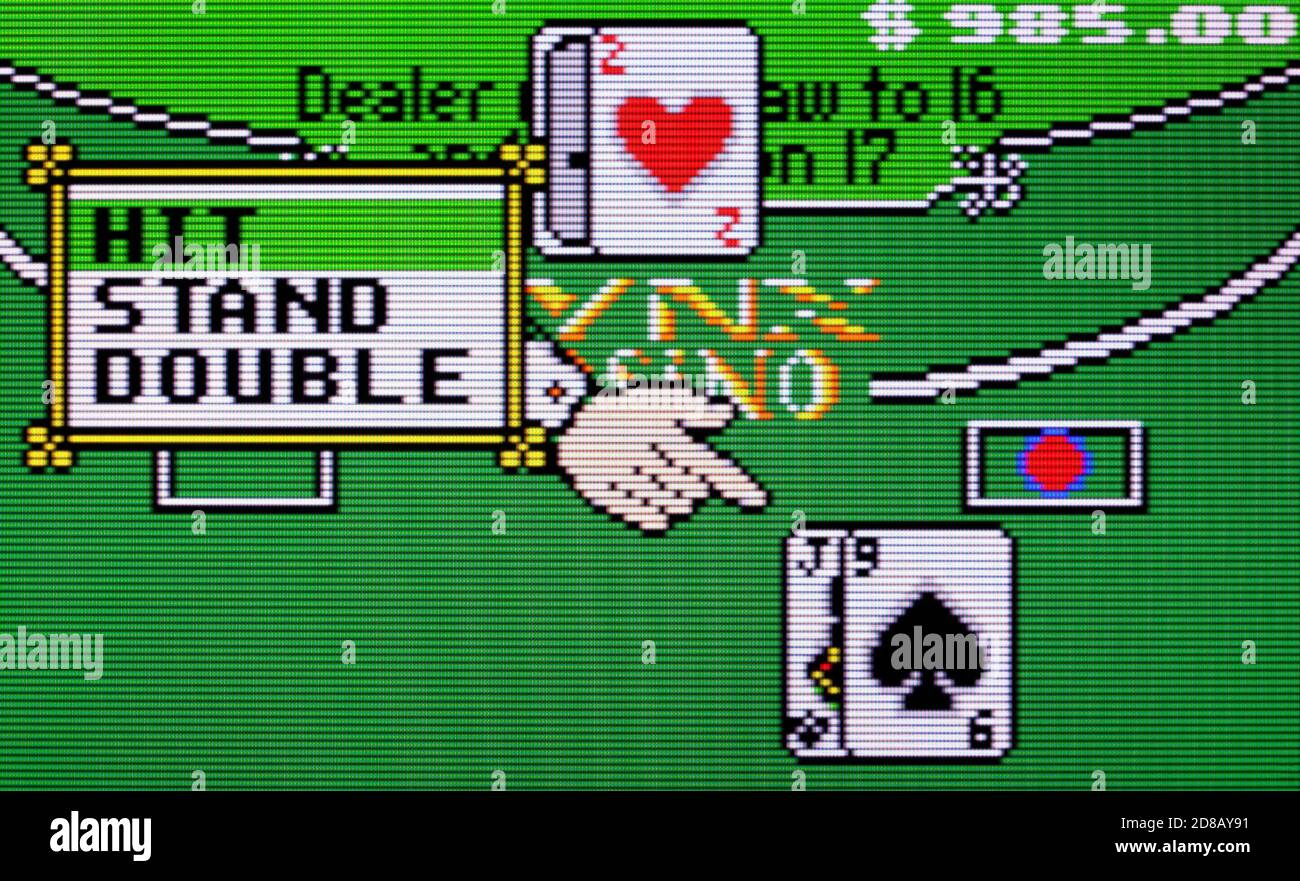 Lynx Casino - Atari Lynx Videogame - nur zur redaktionellen Verwendung Stockfoto